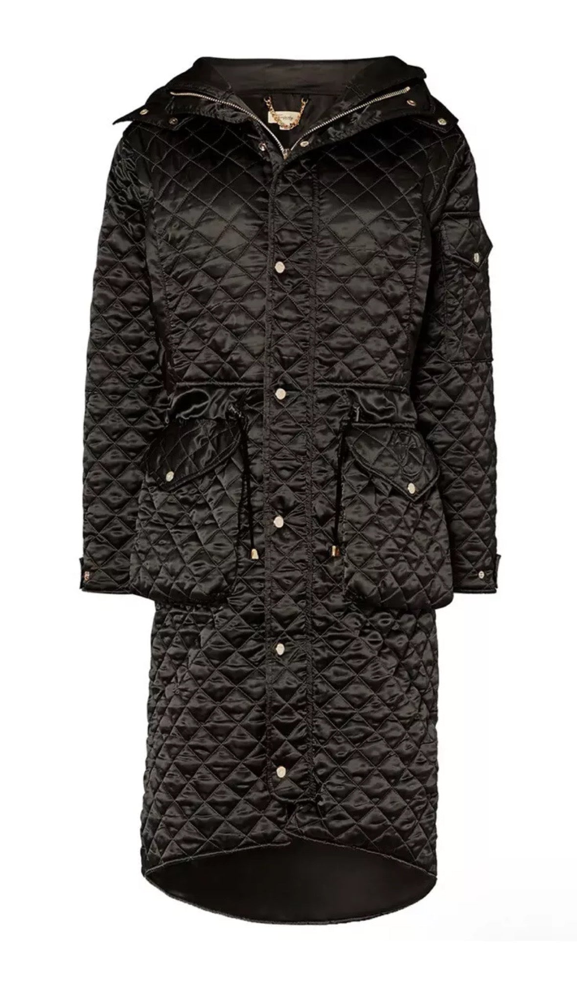 Temperley London Black Oakley Quilted Coat (pre-owned)