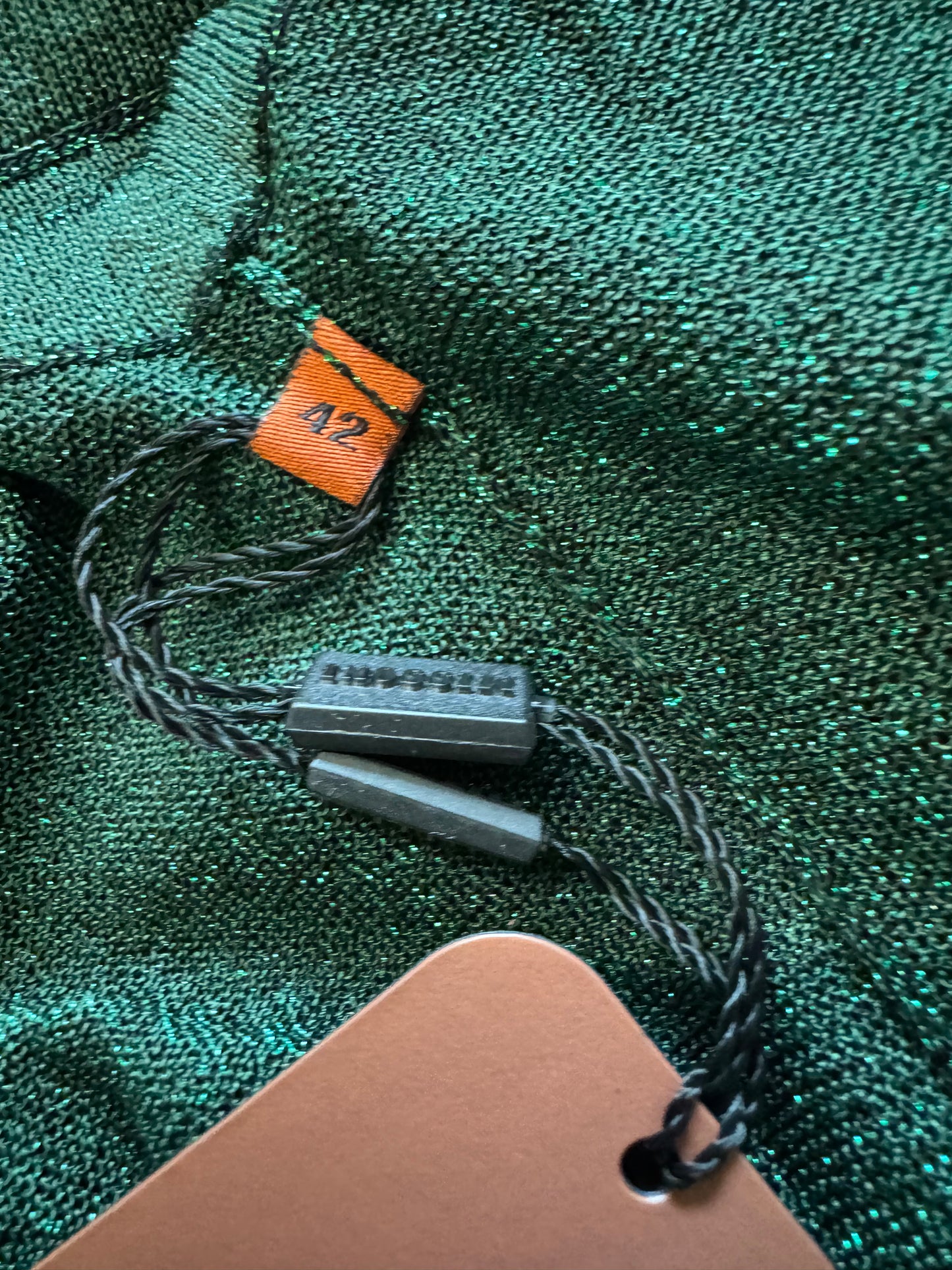 Missoni Green metallic tank (pre-owned)