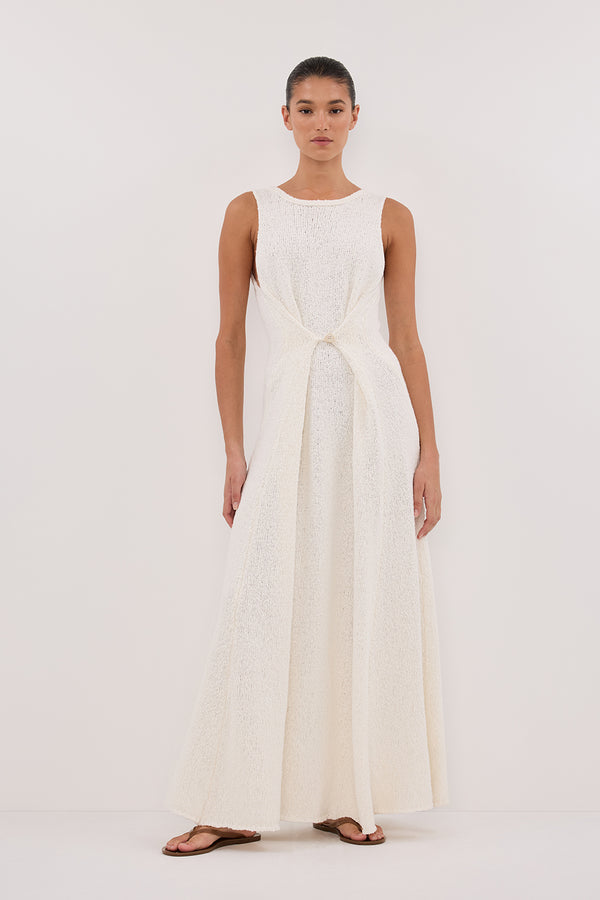 Dissh Sue off white maxi dress (pre-owned)