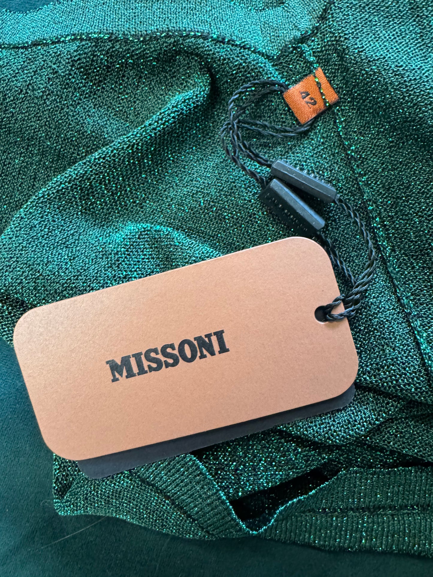 Missoni Green metallic tank (pre-owned)