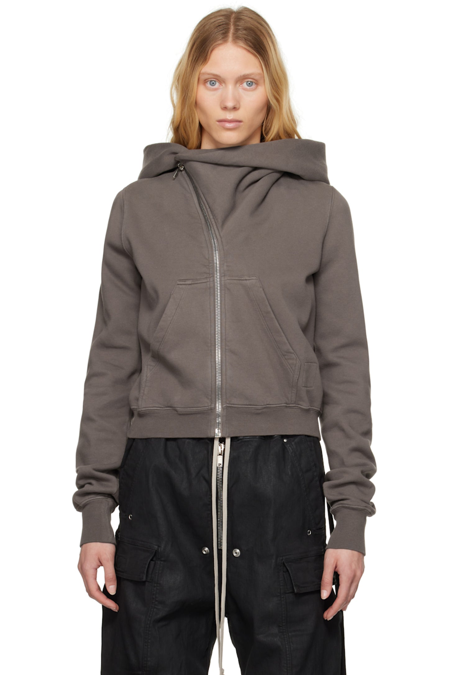 Rick Owens DRKSHDWGray Hollywood Mountain Hoodie (pre-owned)