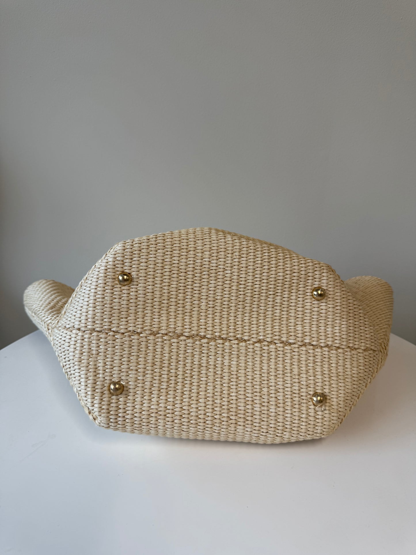 DeMellier Raffia tote (pre-owned)