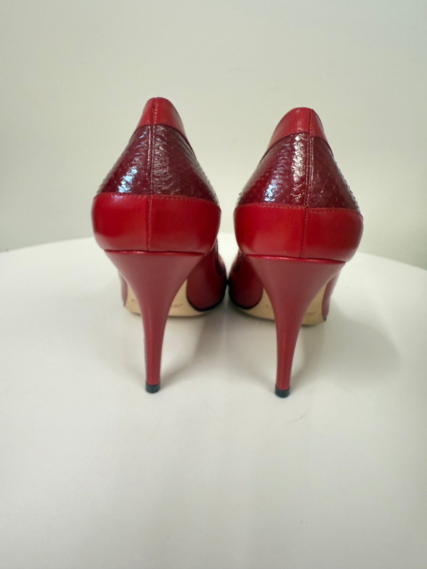 Jimmy Choo red 072DEE pumps (pre-owned)