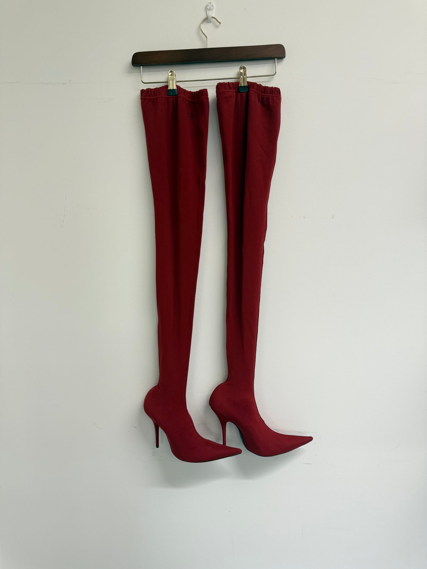 Balenciaga red knife sock boots (pre-owned)
