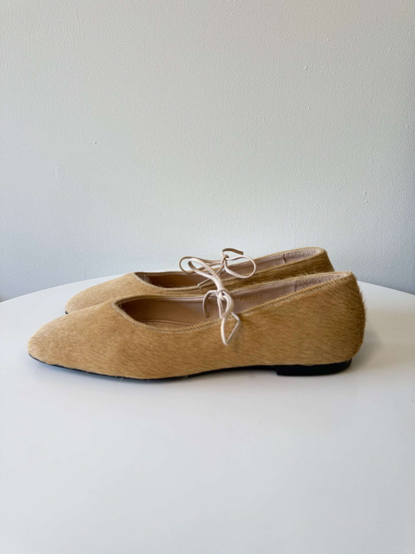 Alohas pony skin leder ballerinas (pre-owned)
