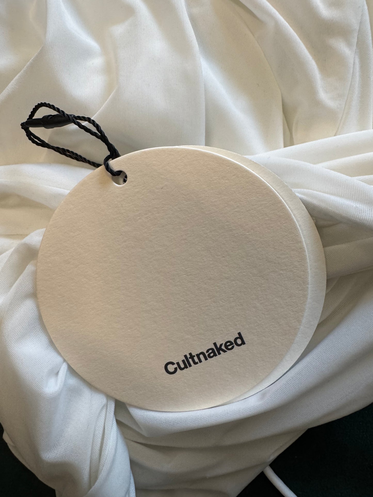 Cultnaked White one shoulder top (pre-owned)