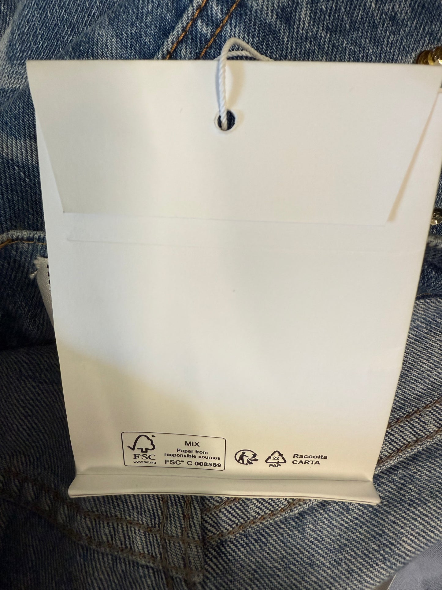 Chanel CC Printed logo denim jeans (pre-owned)