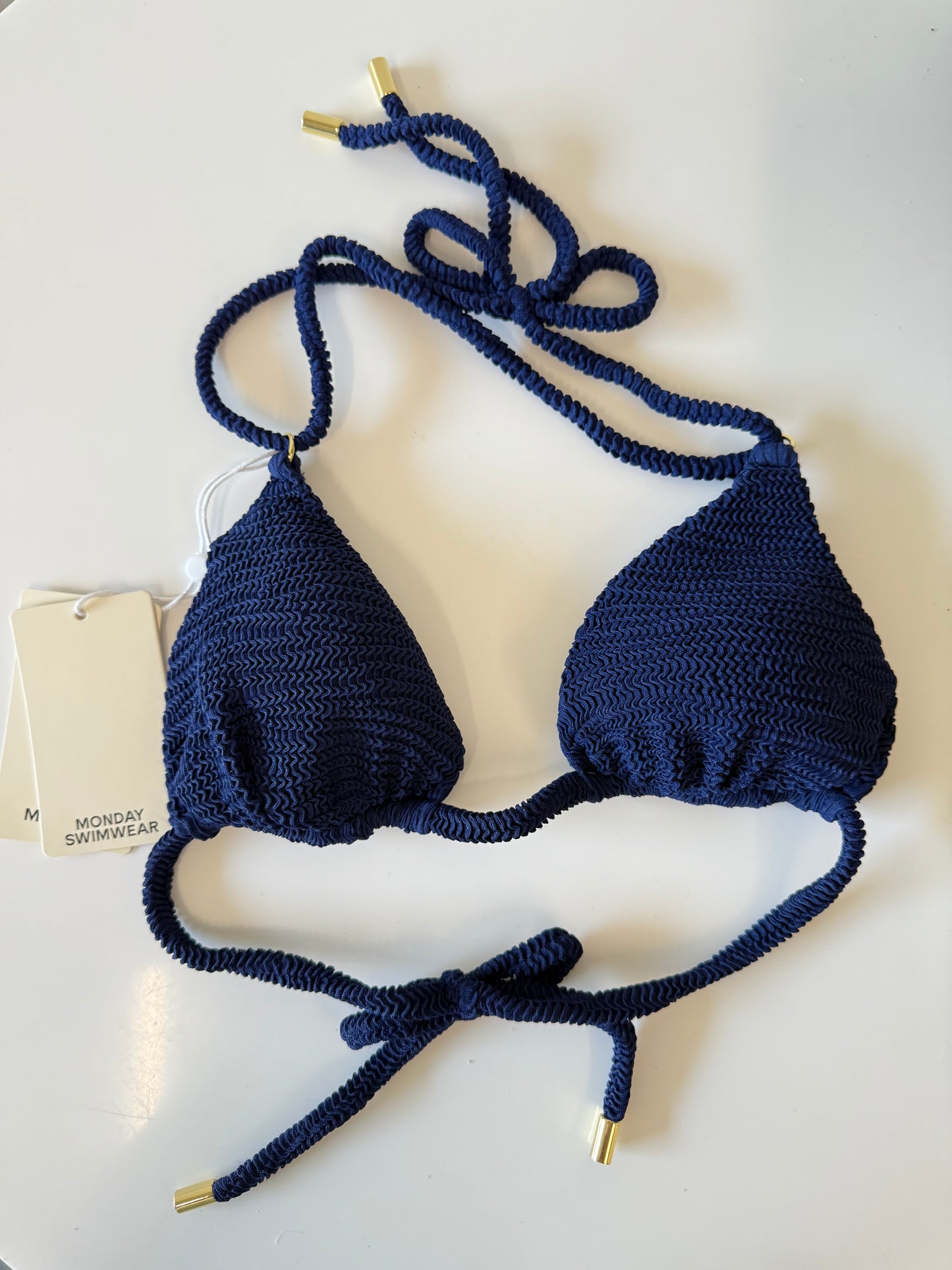 Monday Swim Hanalei Midnight crinkle top