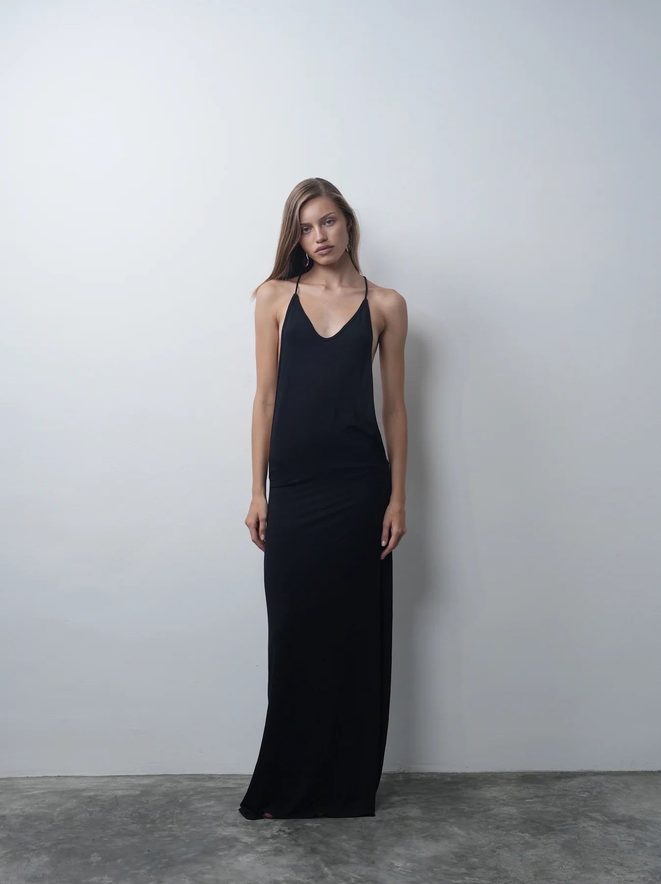 Uhlala by LL black jersey dress (pre-owned)