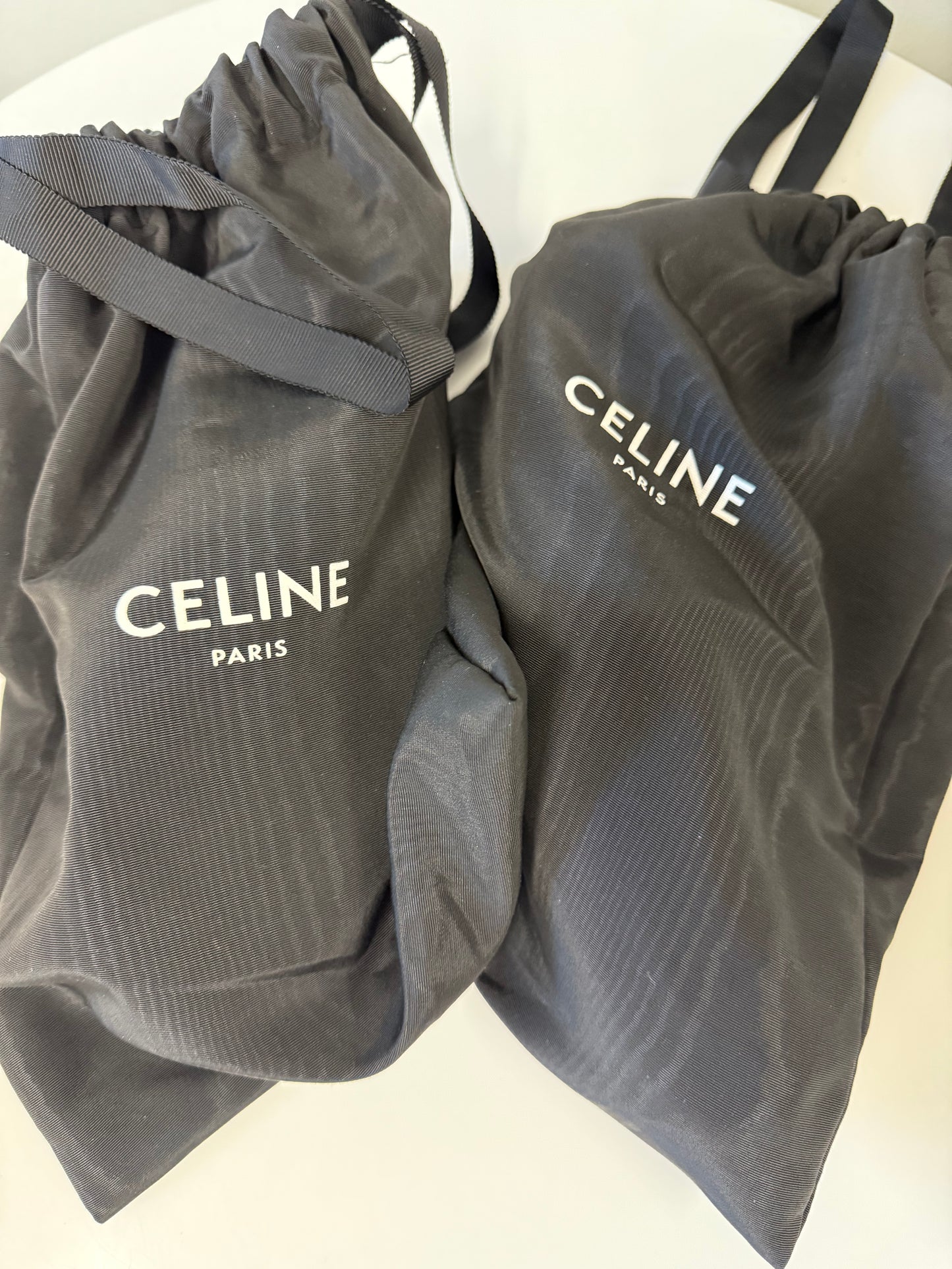 Celine luco triomophe black loafers (pre-owned)