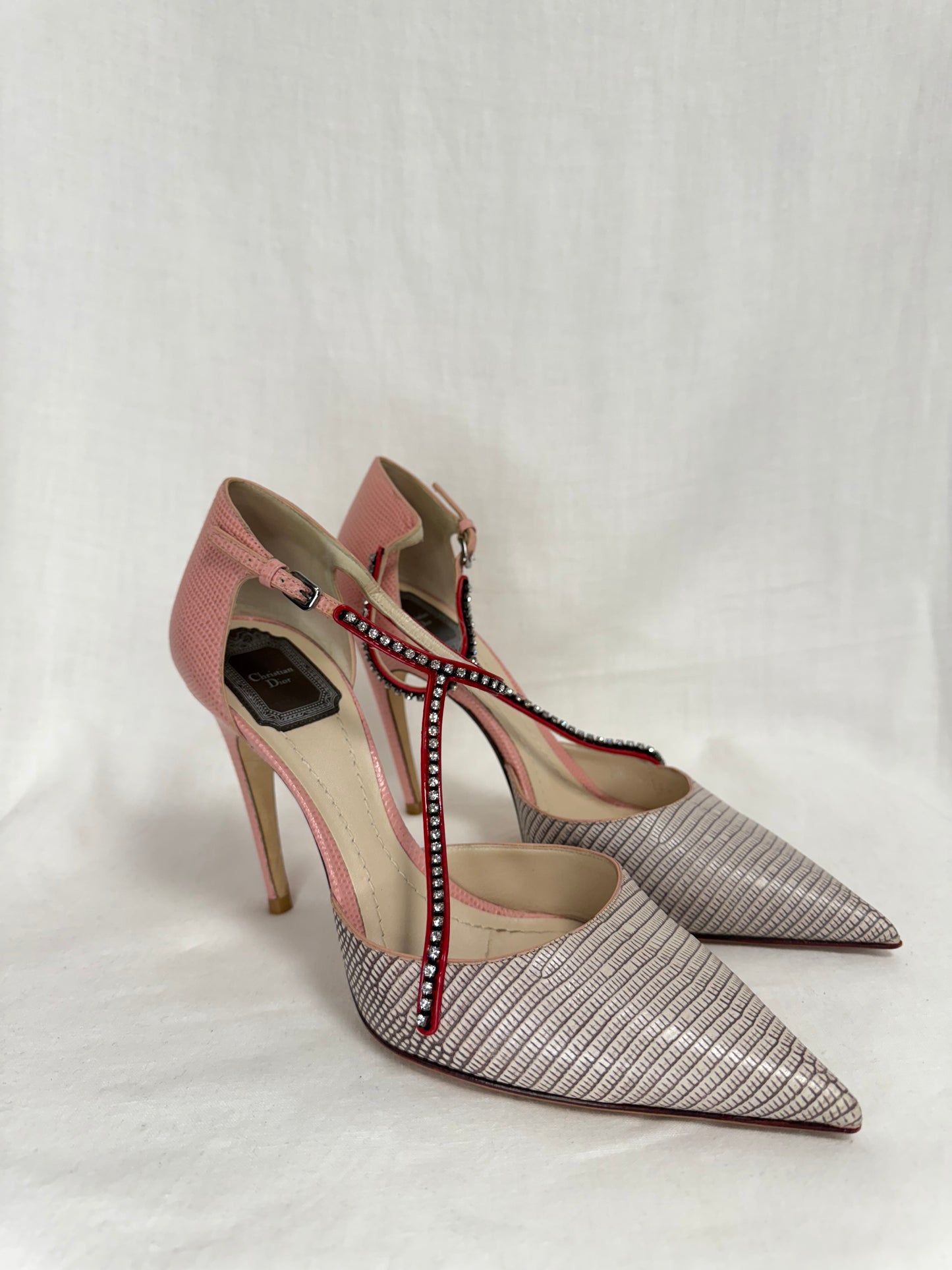Christian Dior Lizard Bicolor heels (pre-owned)