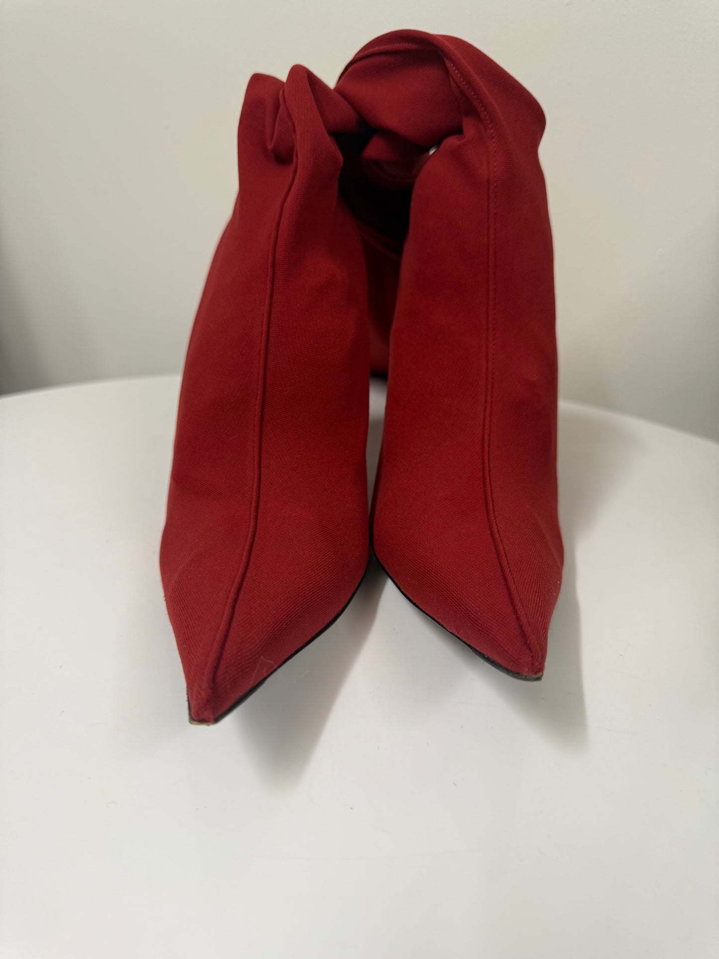 Balenciaga red knife sock boots (pre-owned)