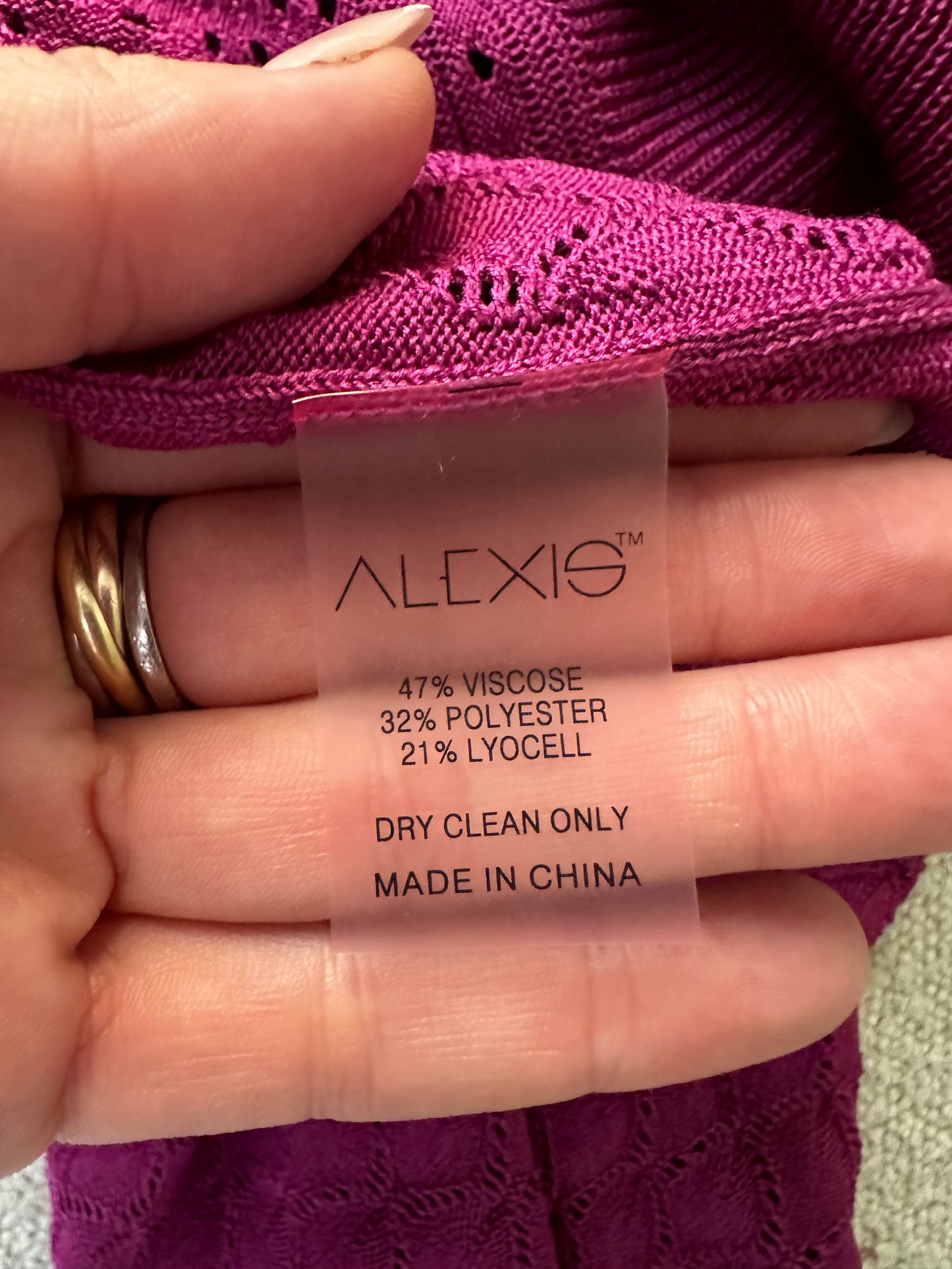 Alexis Rozanna Dress in Fuchsia (pre-owned)