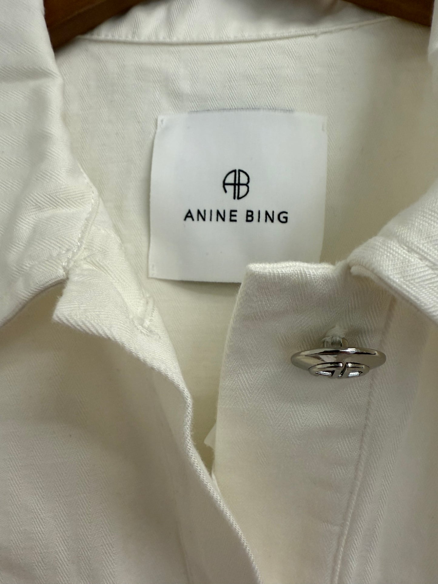 Anine Bing White Corey jacket (pre-owned)