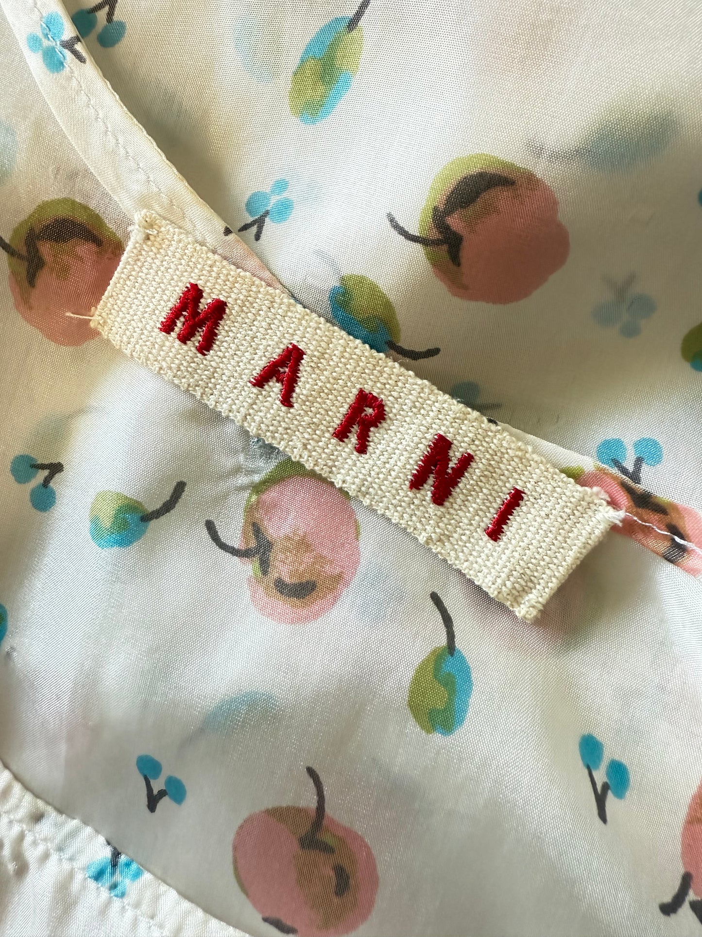 Marni silk sheer mini dress (pre-owned)