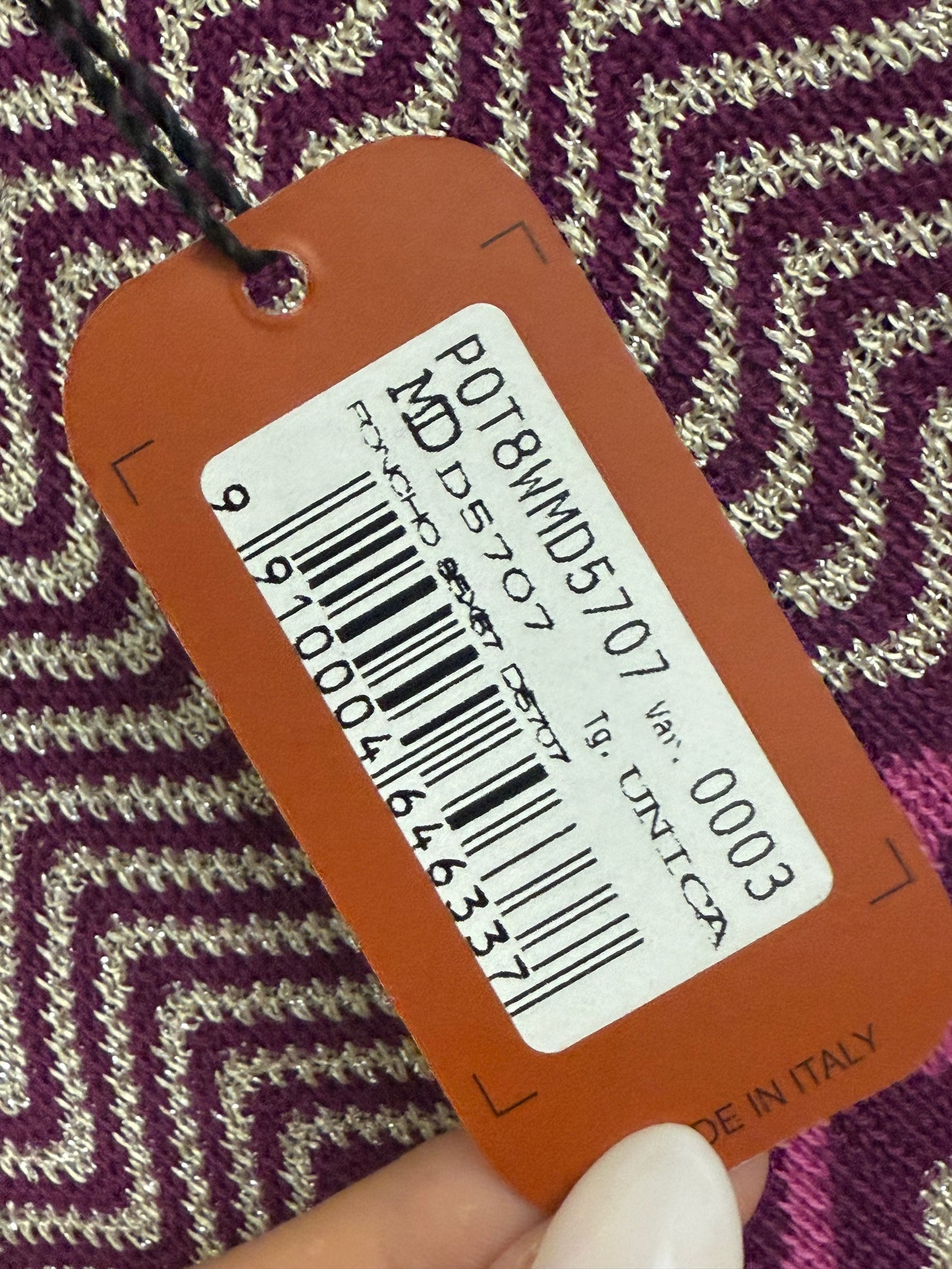 Missoni zig zag poncho (pre-owned)
