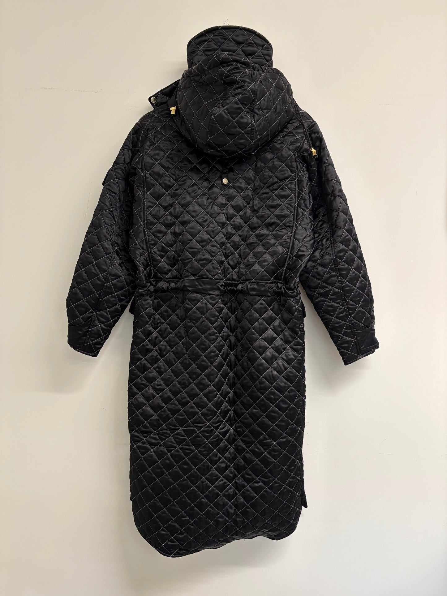 Temperley London Black Oakley Quilted Coat (pre-owned)