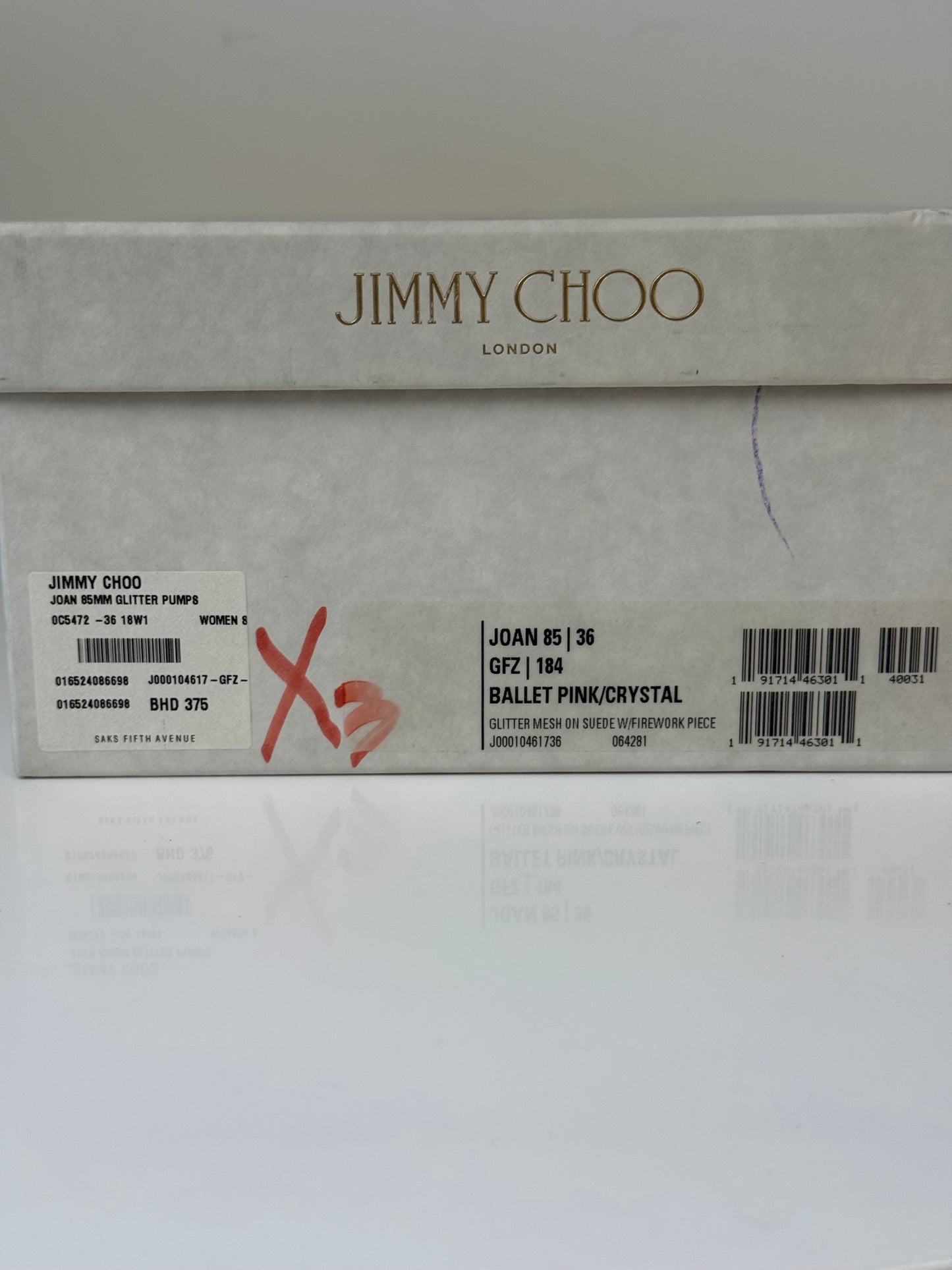 Jimmy Choo Joan glitter pumps (pre-owned)