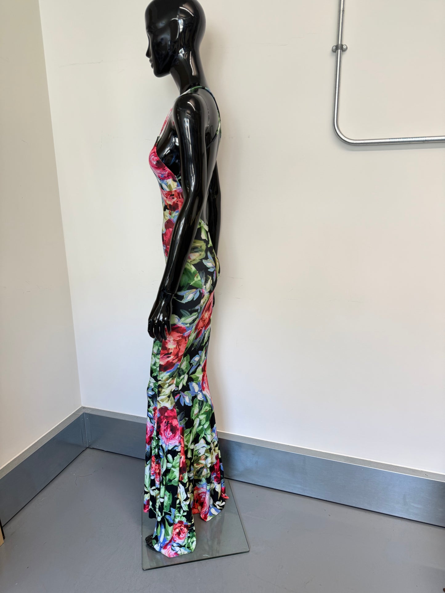 Norma Kamali floral maxi dress