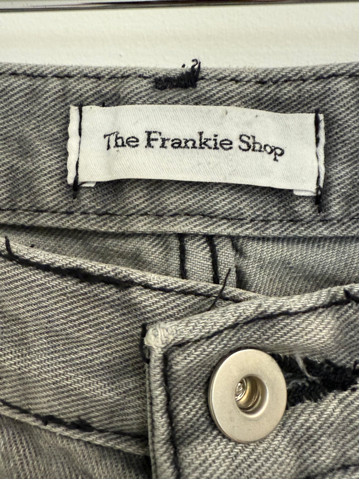 The Frankie Shop Grey denim boyfriend jeans (pre-owned)