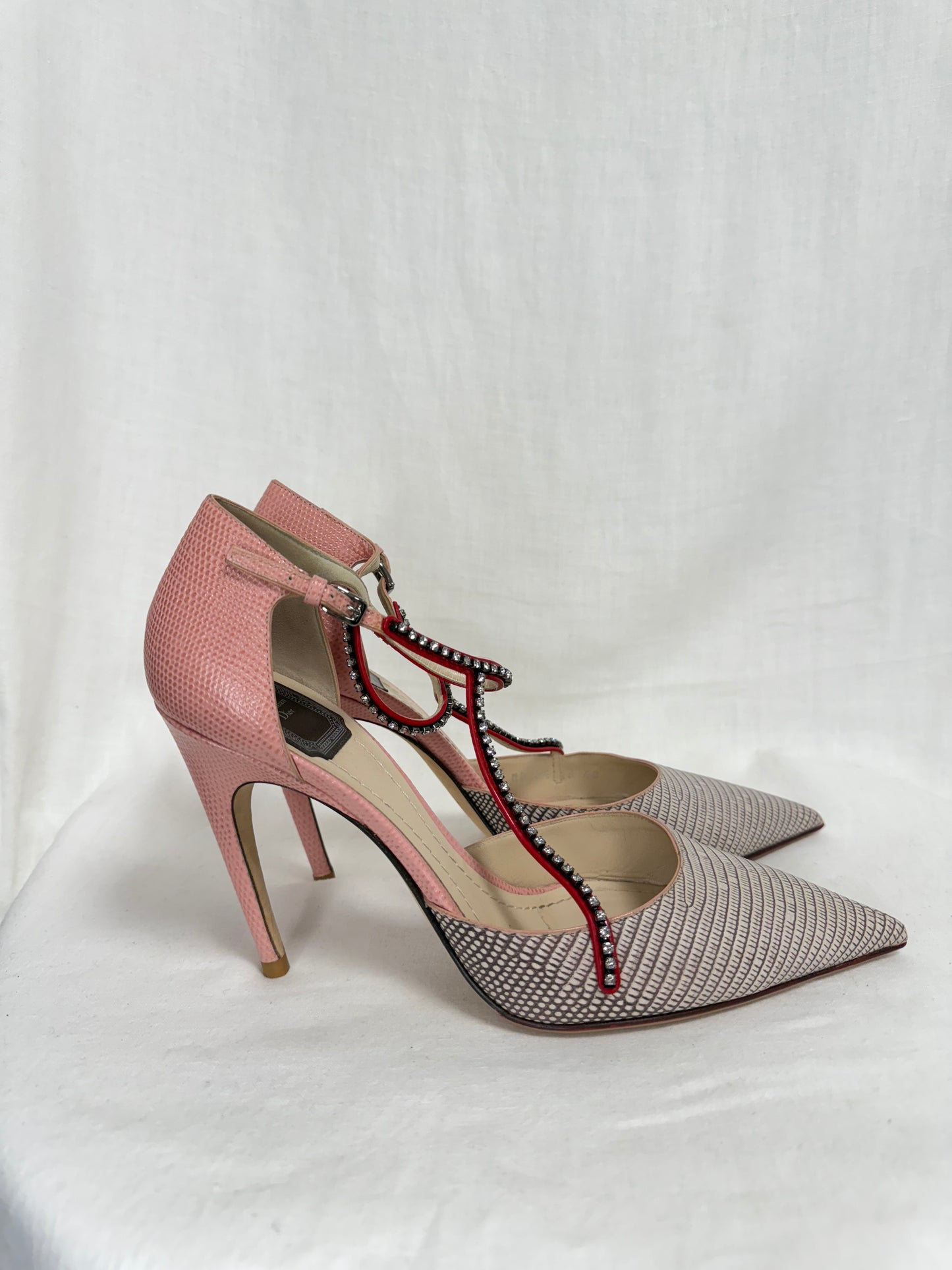 Christian Dior Lizard Bicolor heels (pre-owned)