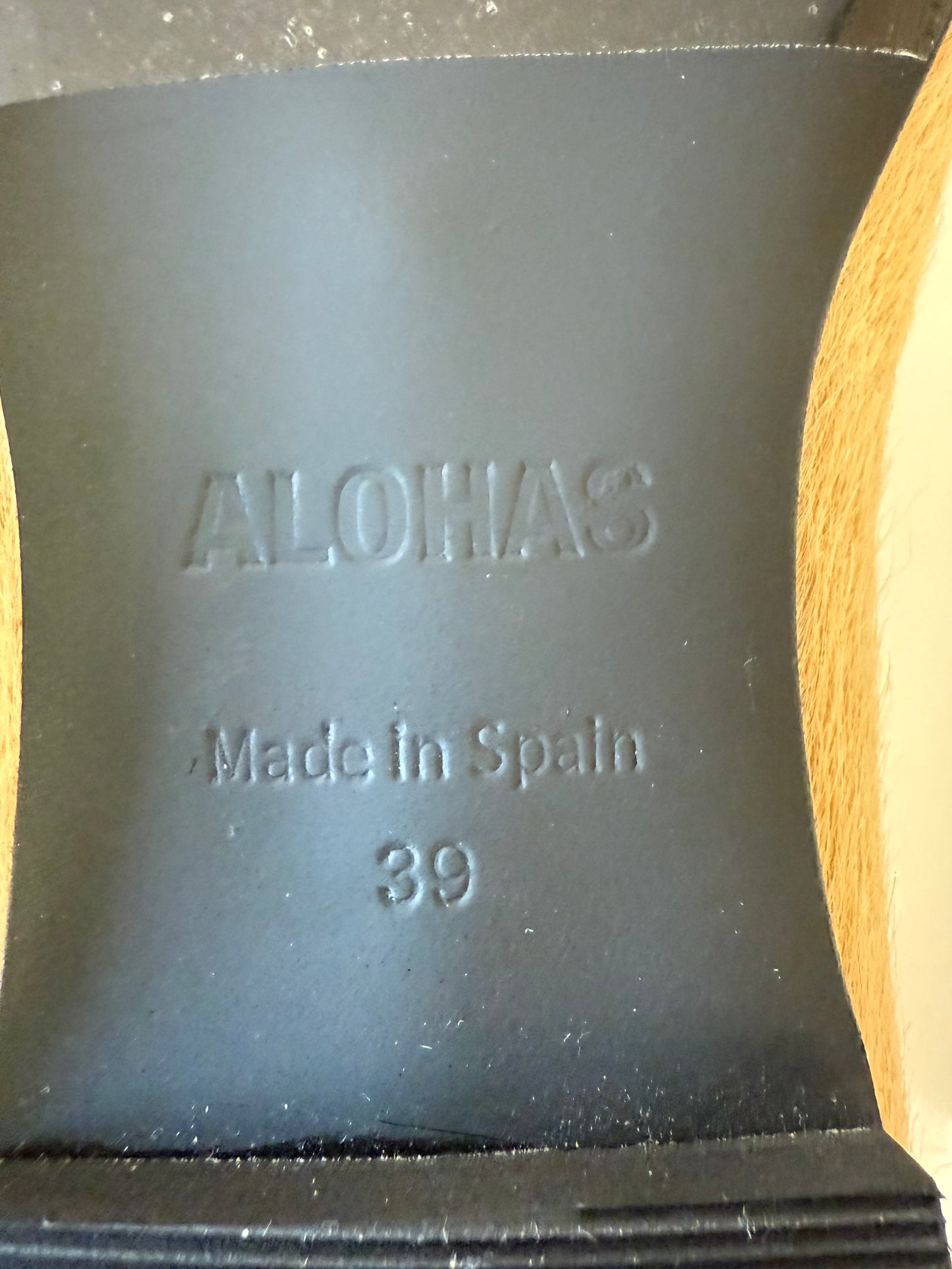 Alohas pony skin leder ballerinas (pre-owned)