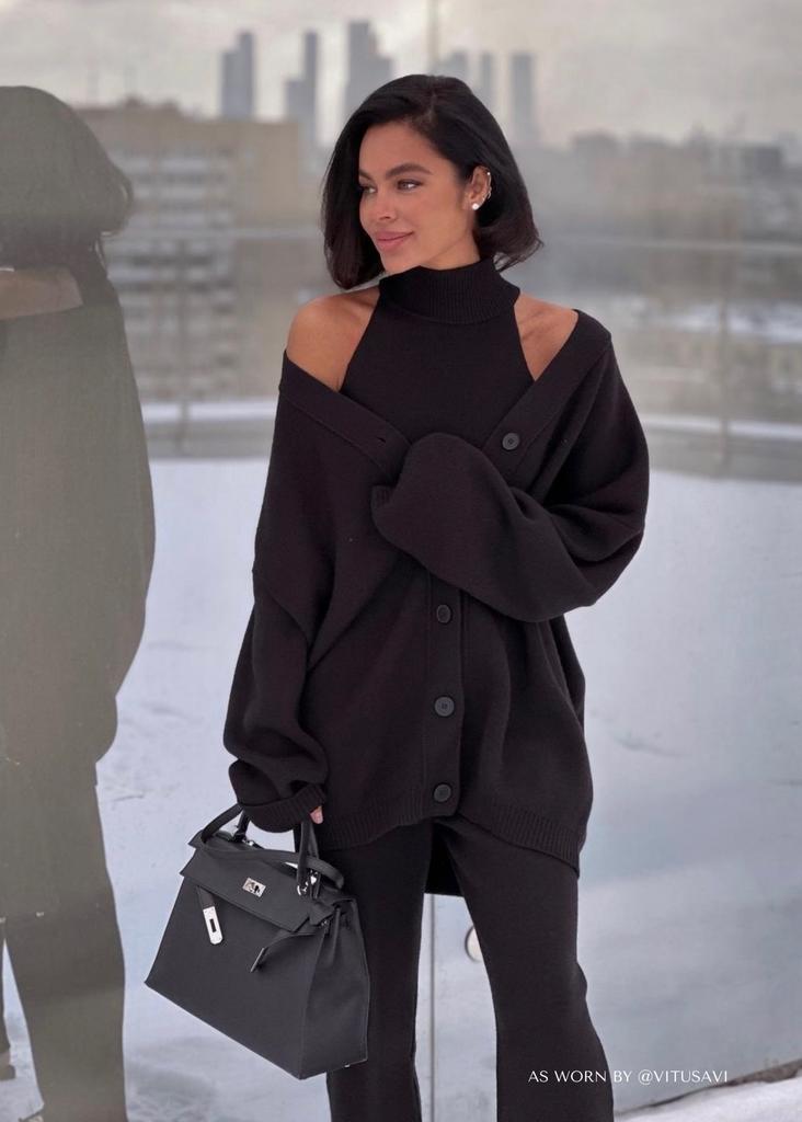 Bazilika Merino wool cardigan (pre-owned)