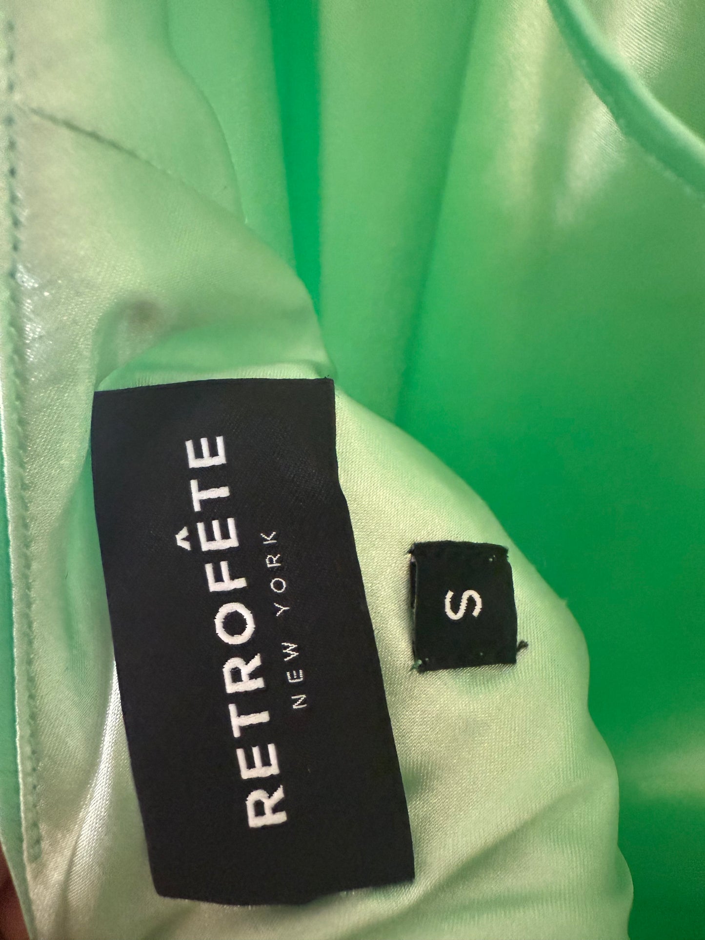 Retrofete green nyssa dress (pre-owned)
