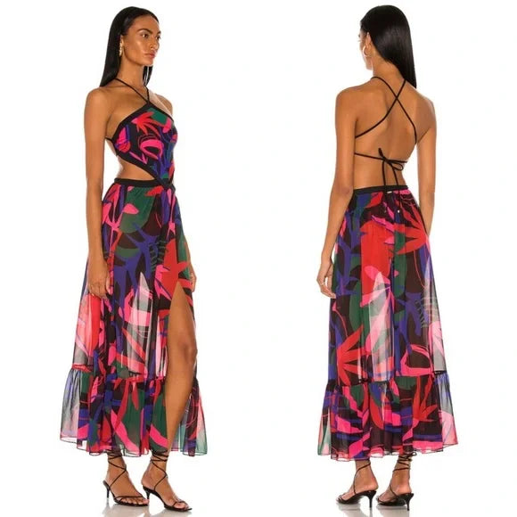 Pat Bo Rio halter beach dress
