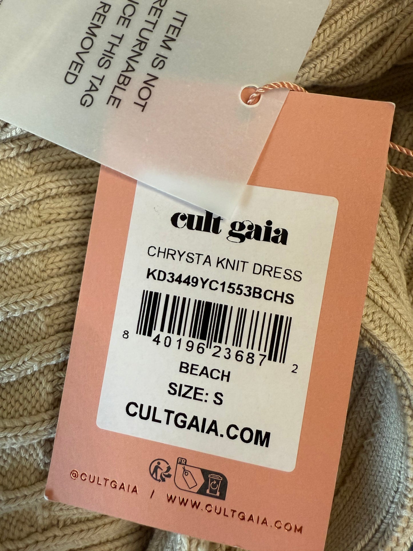 Cult Gaia Chrysta knit dress