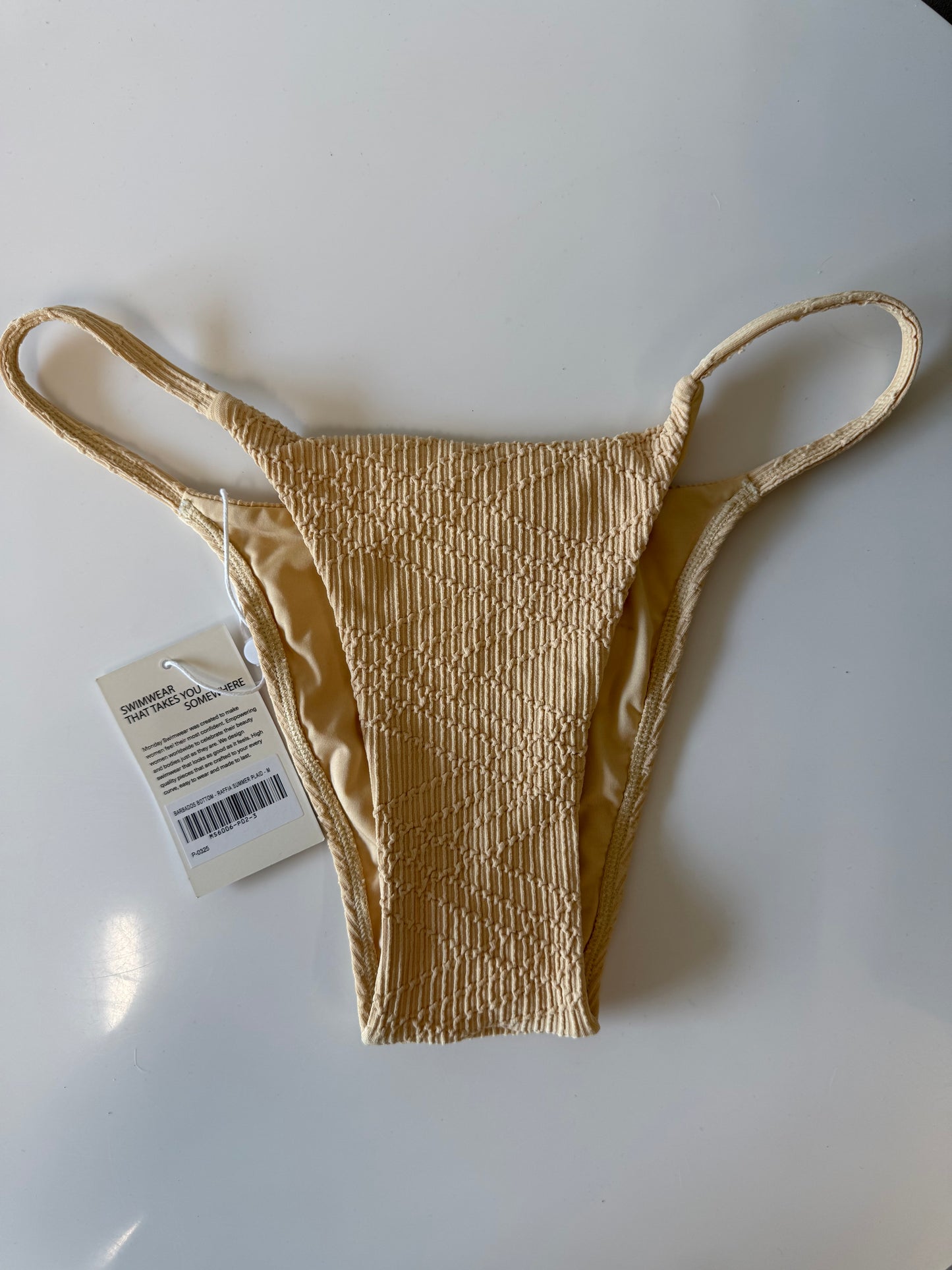 Monday swim Barbados bottom summer raffia (pre-owned)
