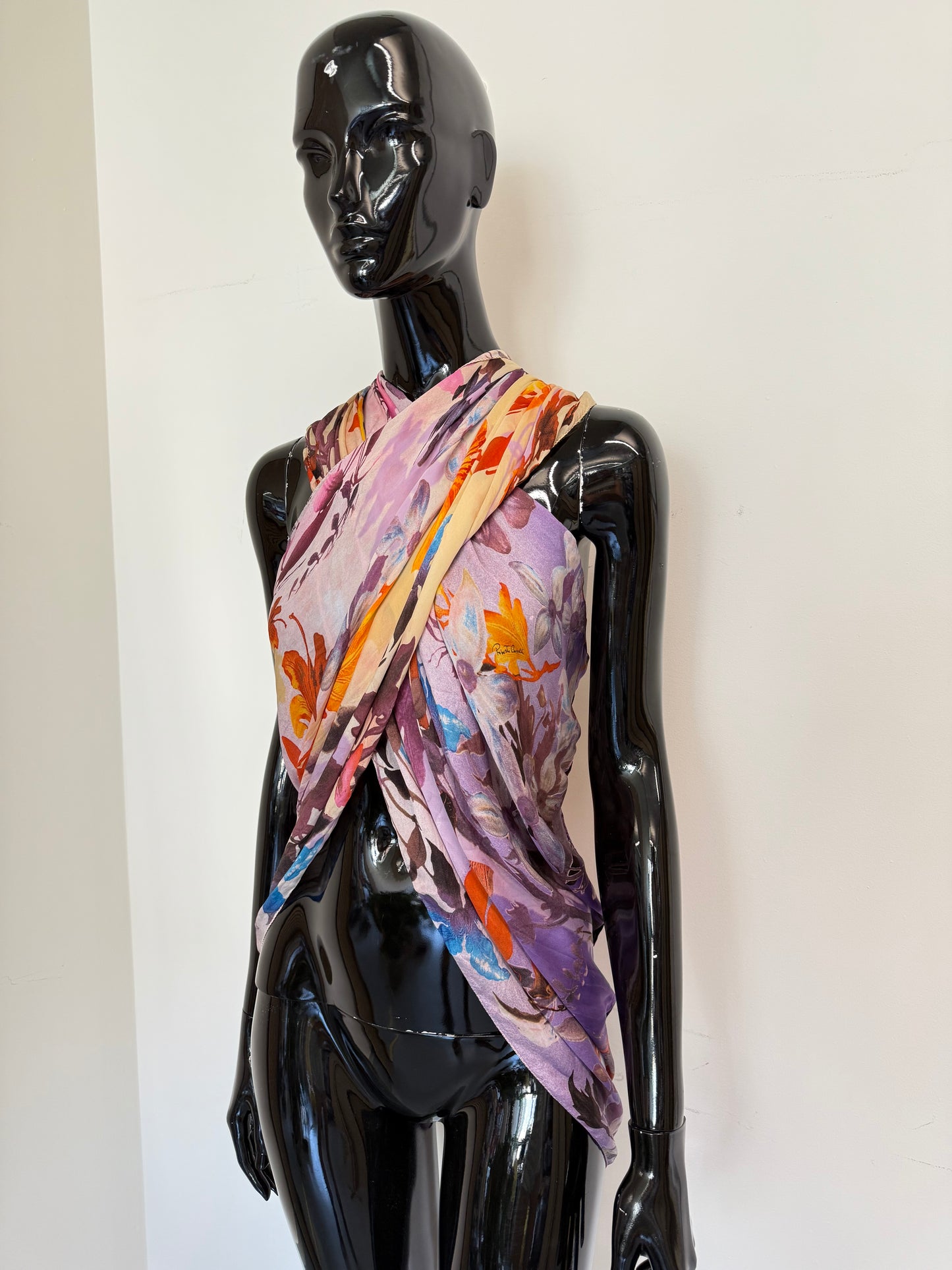 Roberto Cavalli silk scarf (pre-owned)