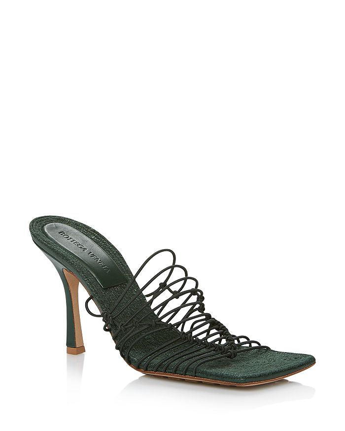 Bottega Veneta Cindy raffia mules (pre-owned)
