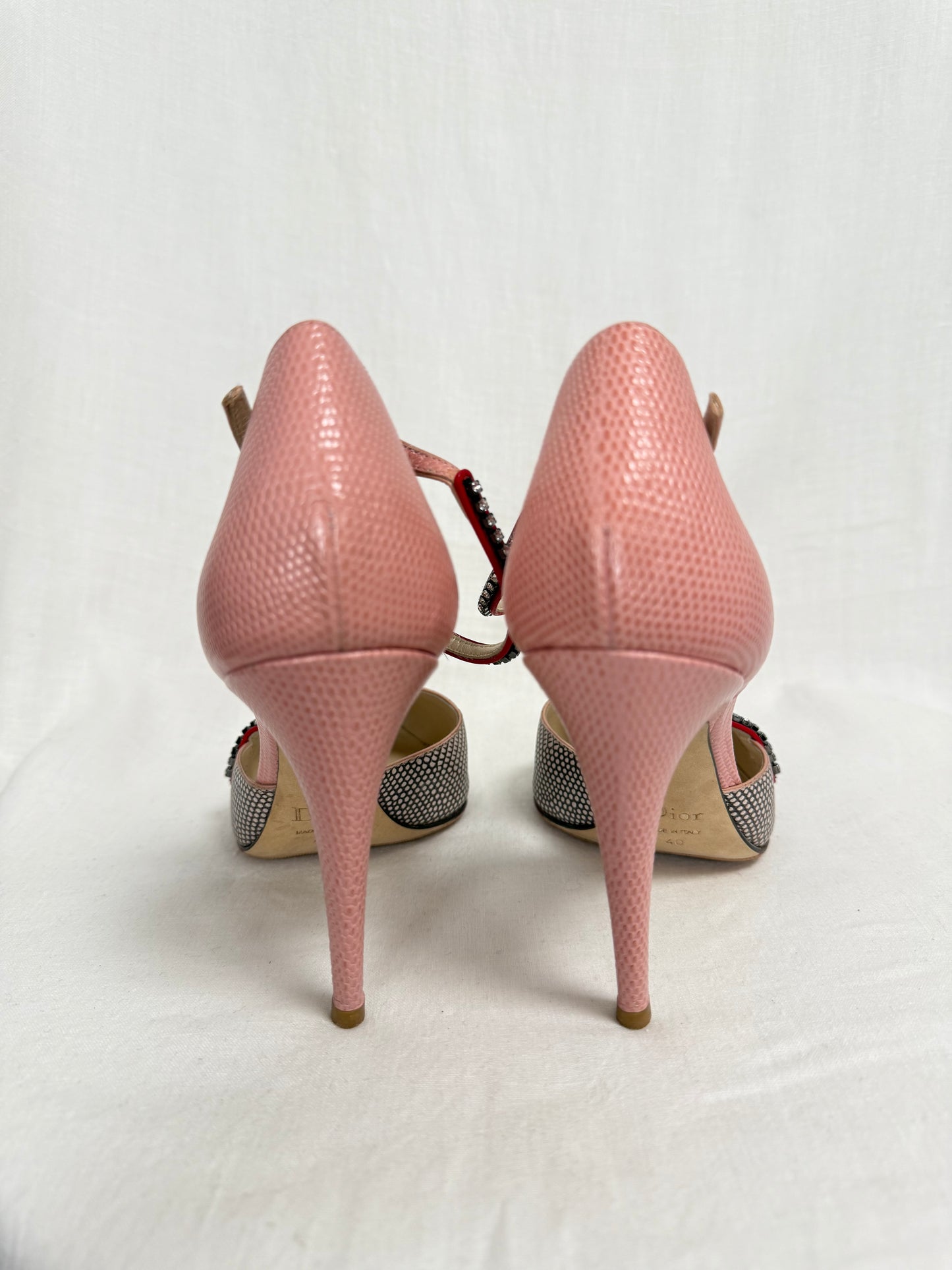 Christian Dior Lizard Bicolor heels (pre-owned)