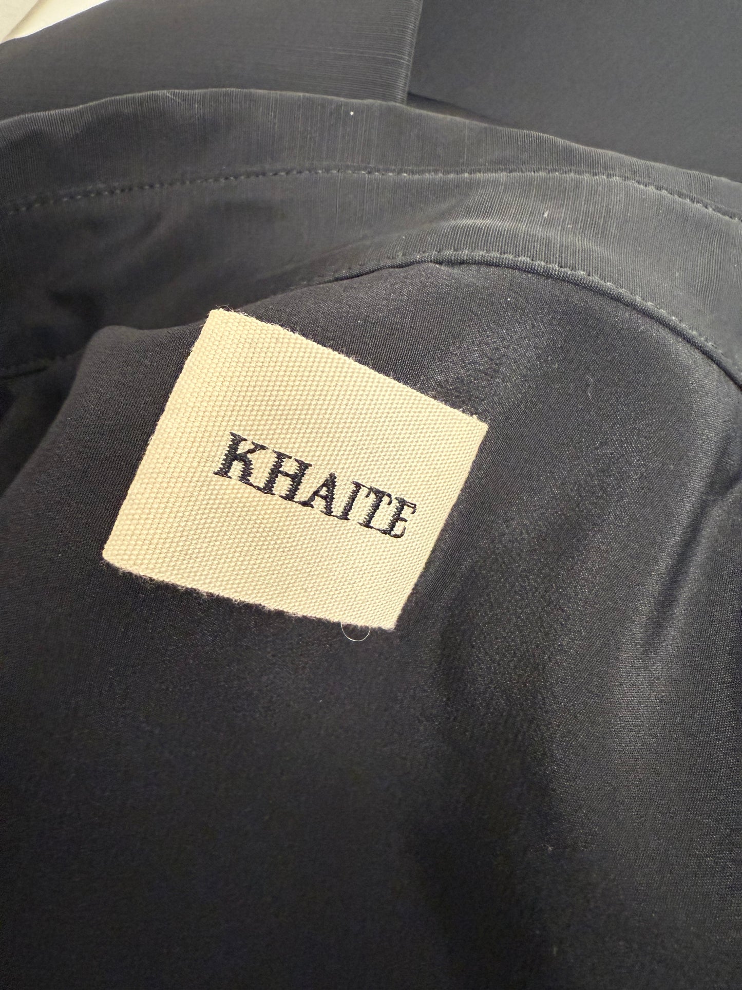Khaite black Kal Viscose Blend Mini Dress (pre-owned)