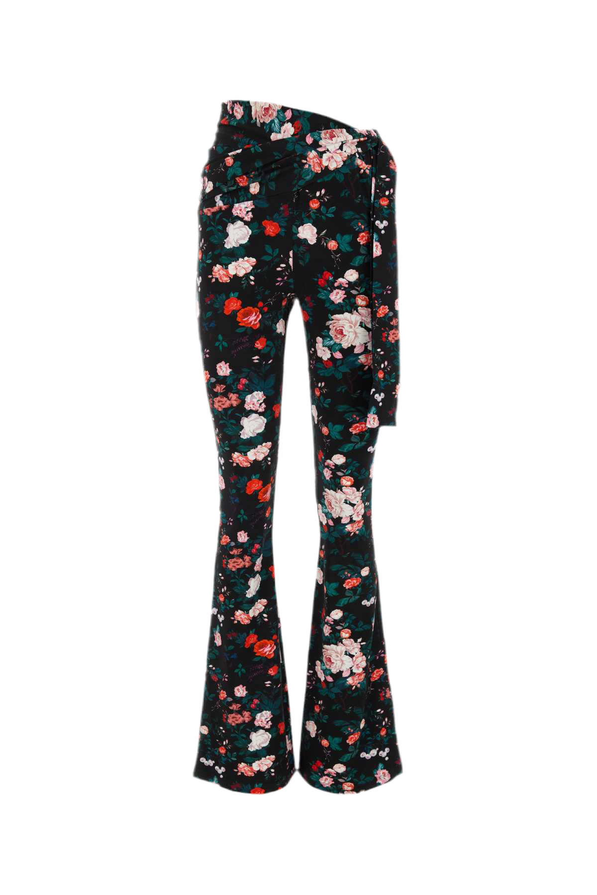 Paco Rabanne floral-print straight trousers (pre-owned)
