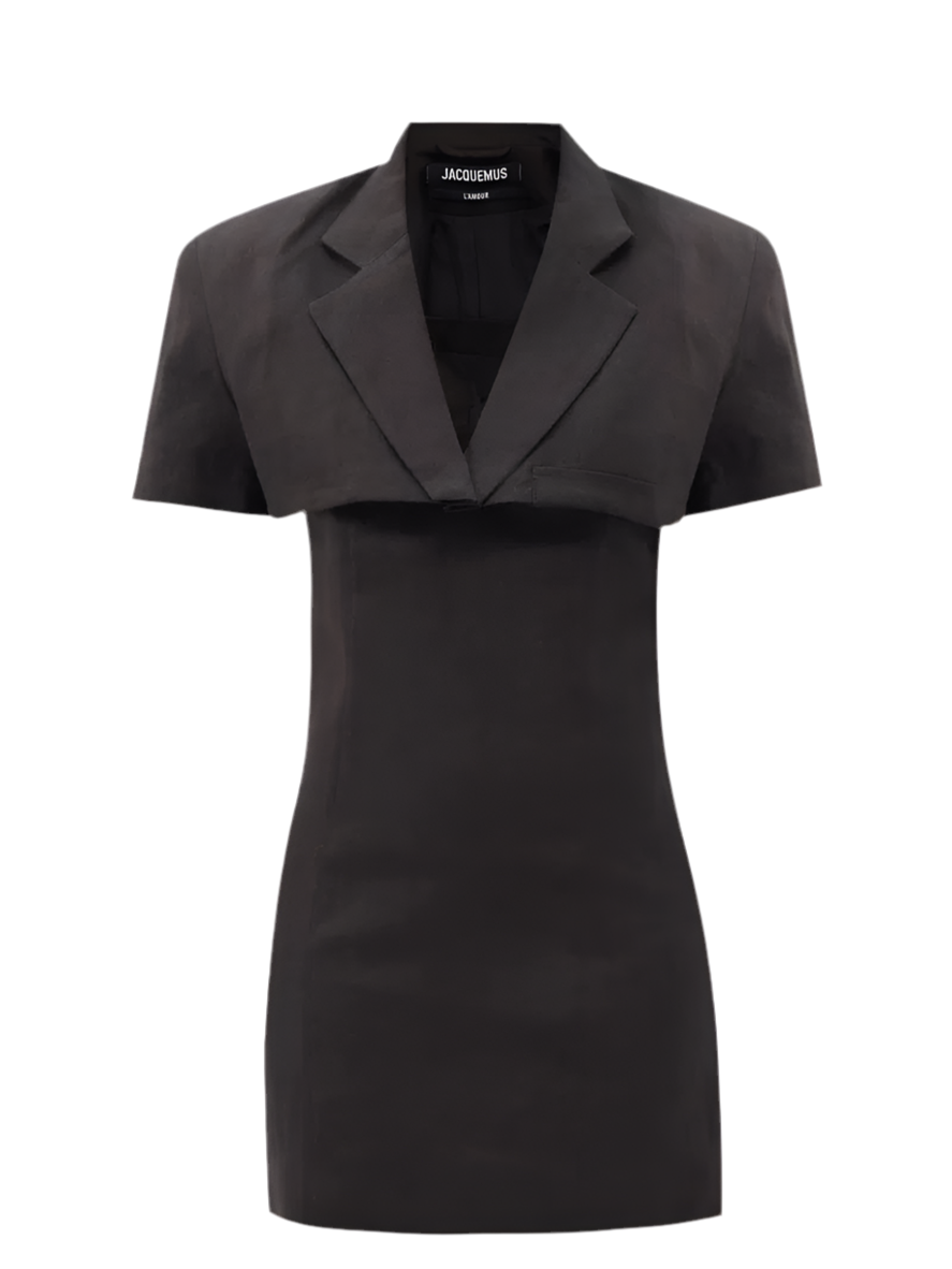 Jacquemus Gardian Cropped-Blazer Mini Dress (pre-owned)