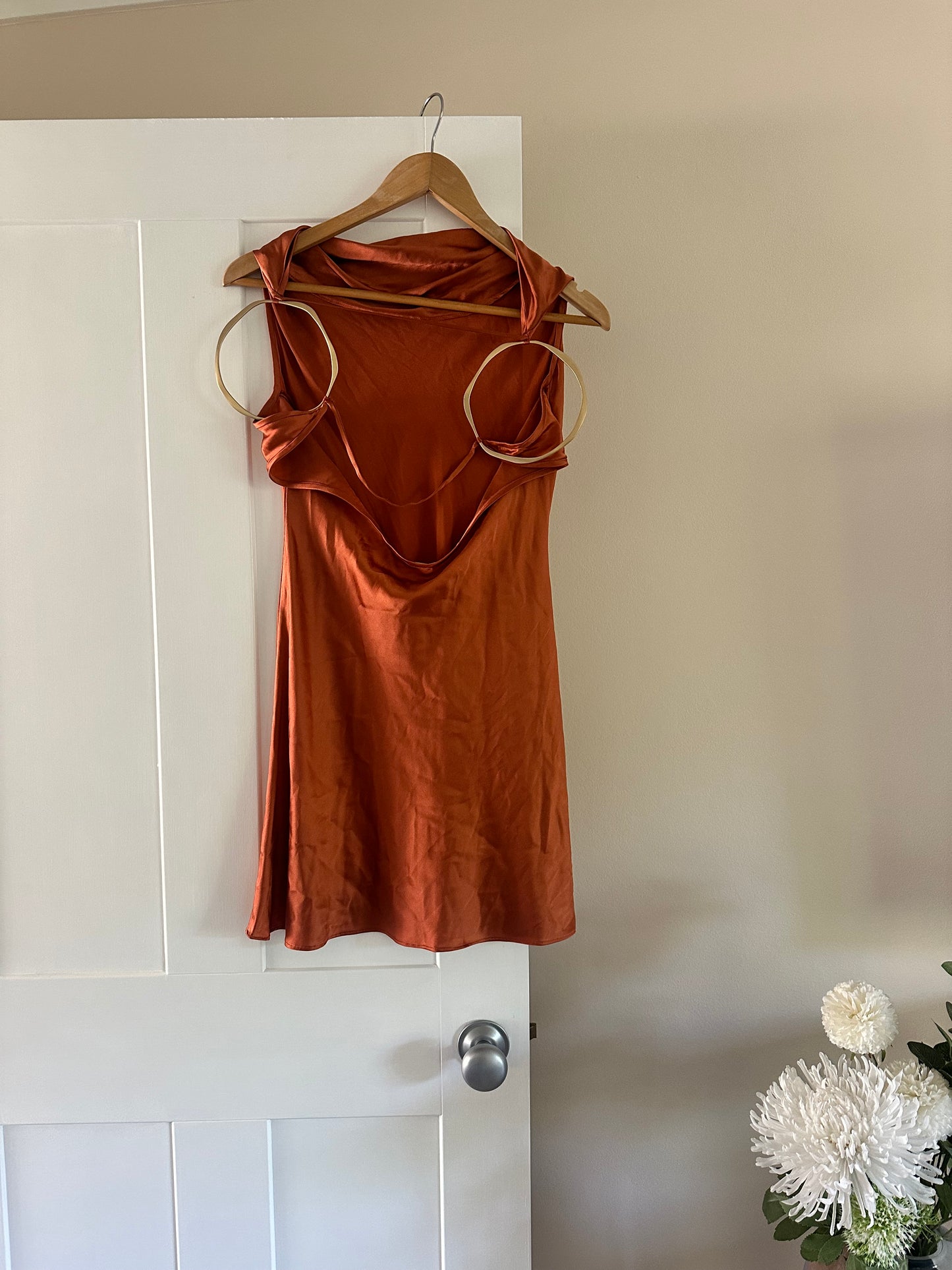 Cult Gaia Azariah silk-satin mini dress (pre-owned)
