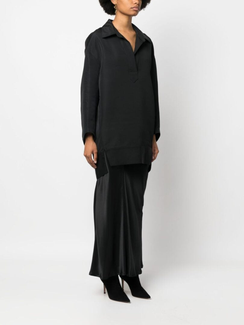 Khaite black Kal Viscose Blend Mini Dress (pre-owned)