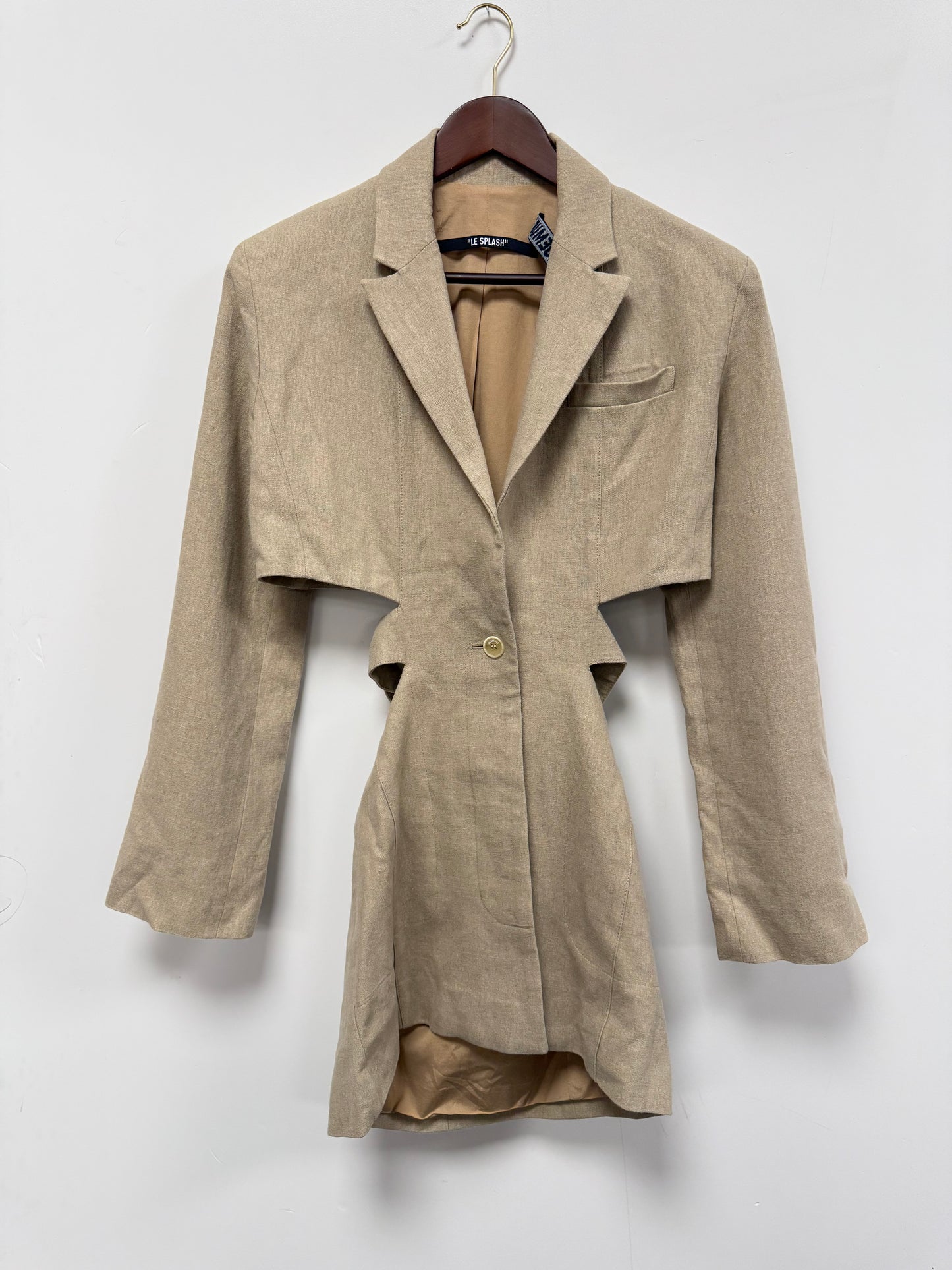 Jacquemus bari cut out blazer dress (pre-owned)
