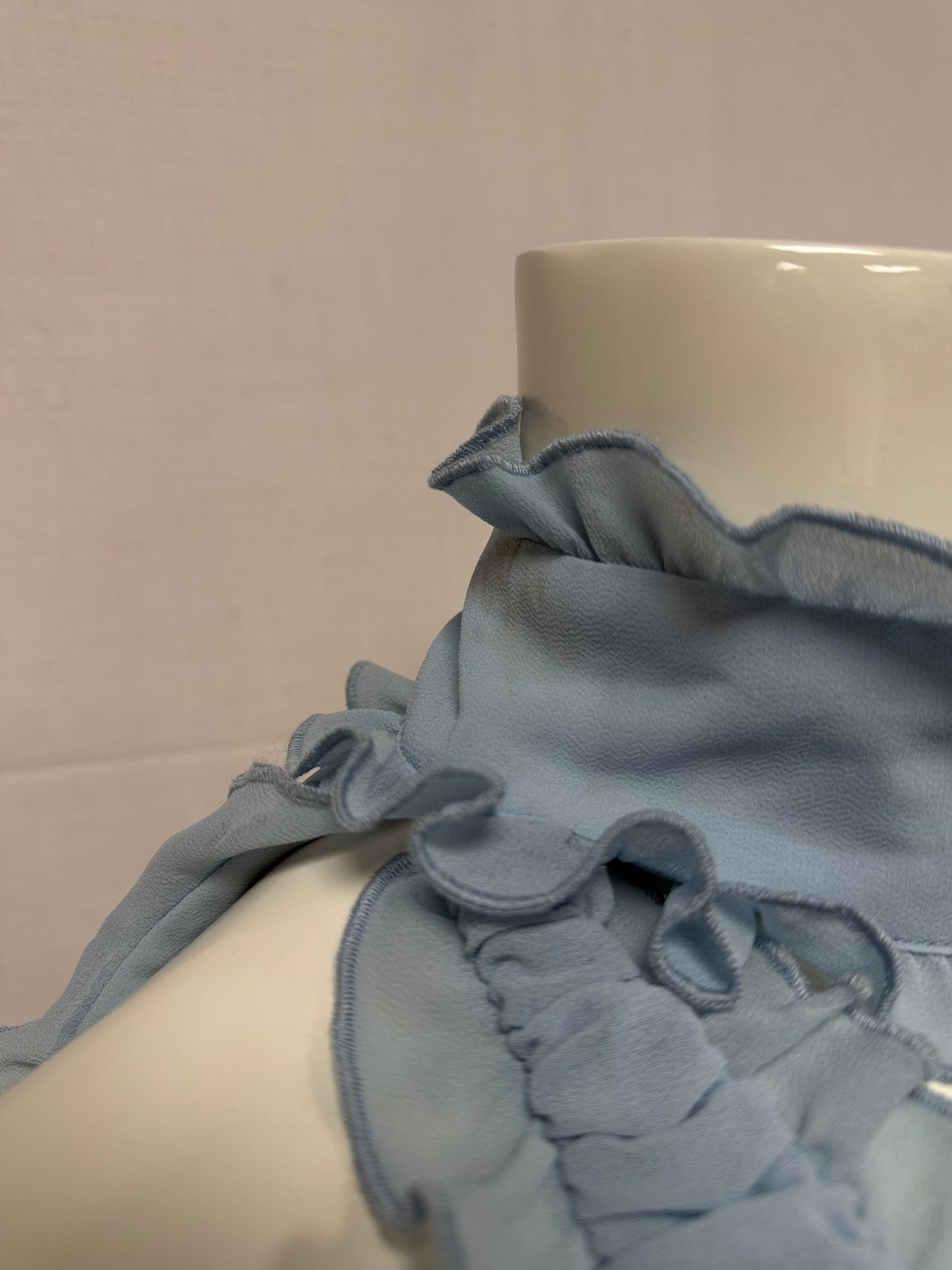 De La Valli Blue waterfall dress (pre-owned)