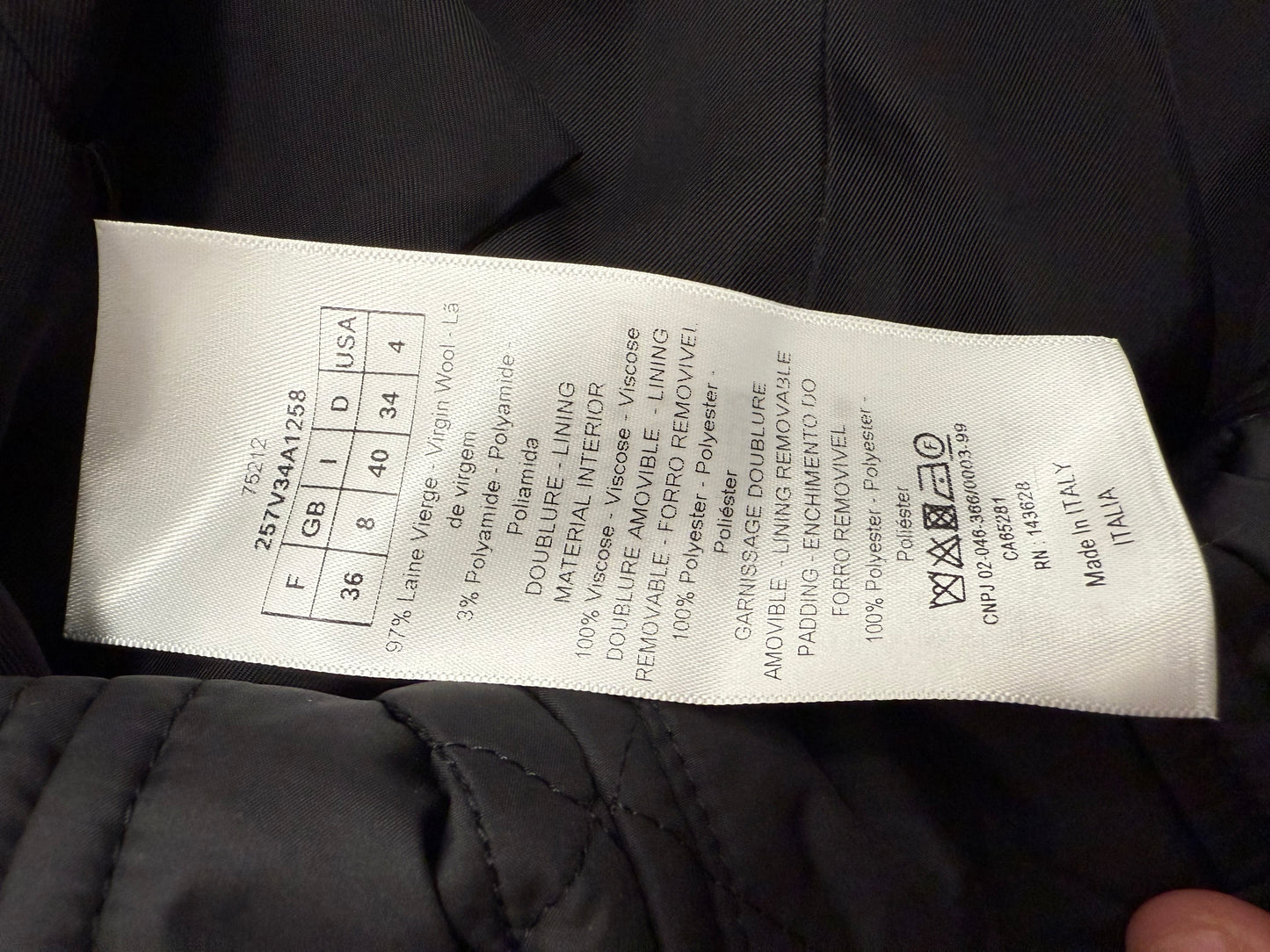 Christian Dior houndstooth blazer (pre-owned)