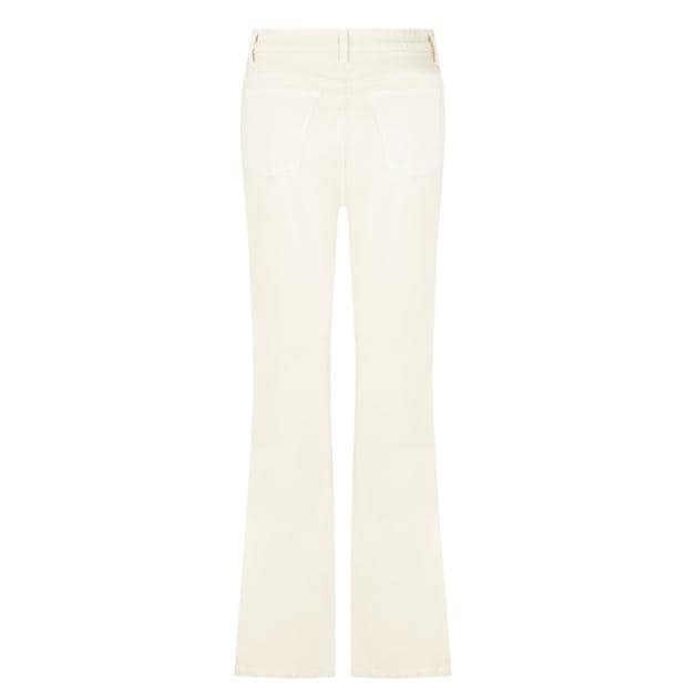 Khaite cream straight leg jeans (pre-owned)
