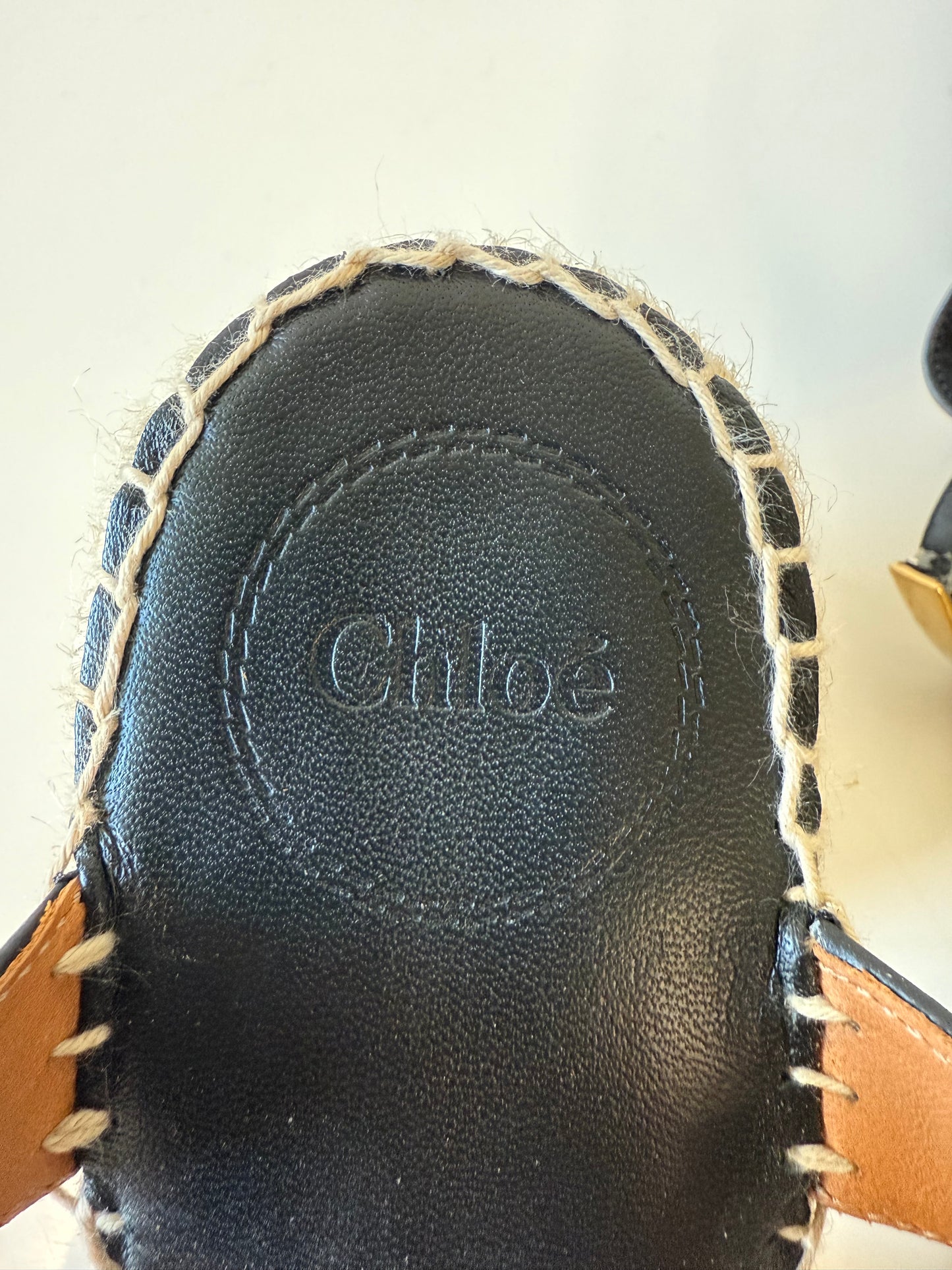 Chloe espadrille wedge heels (pre-owned)