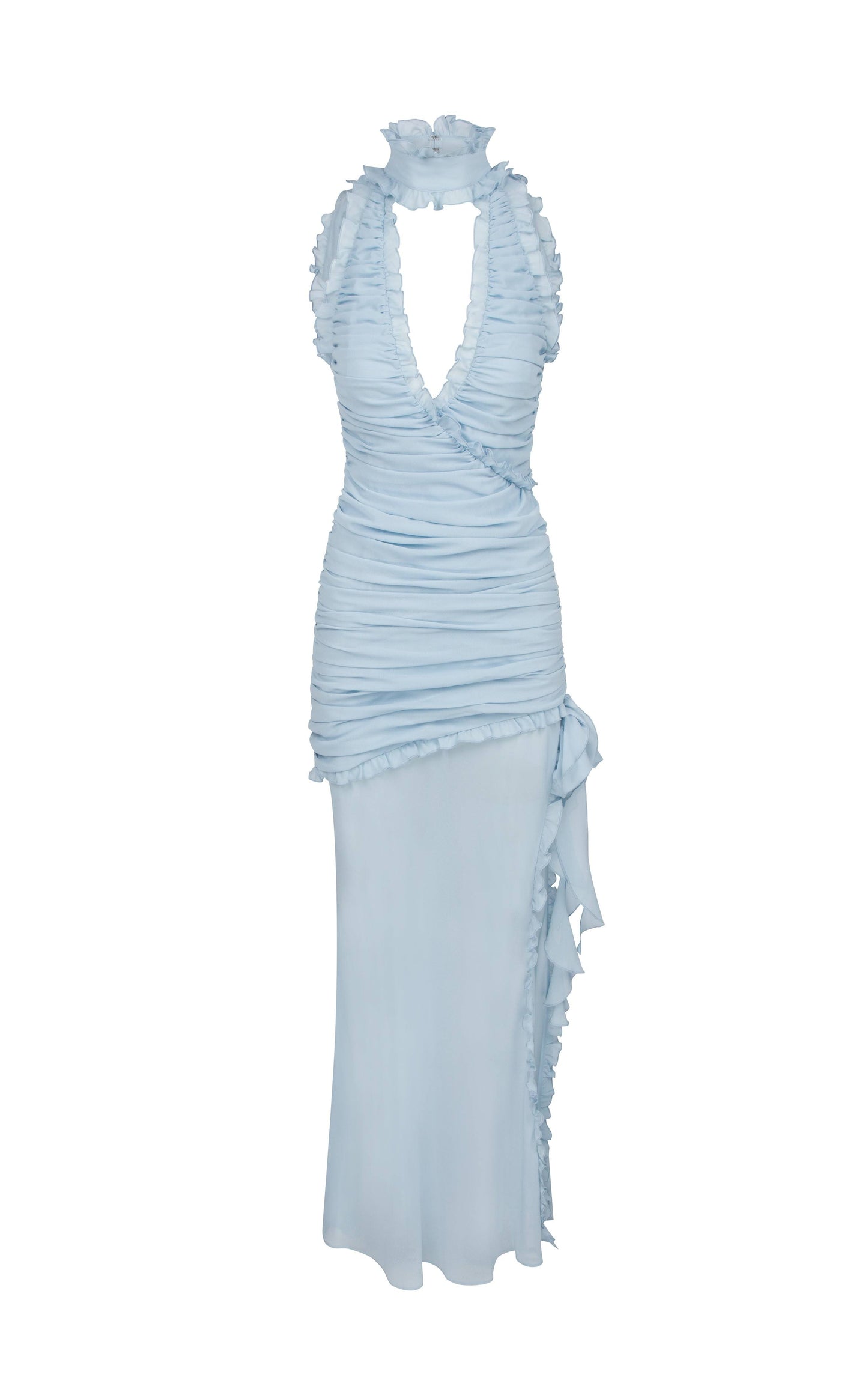 De La Valli Blue waterfall dress (pre-owned)