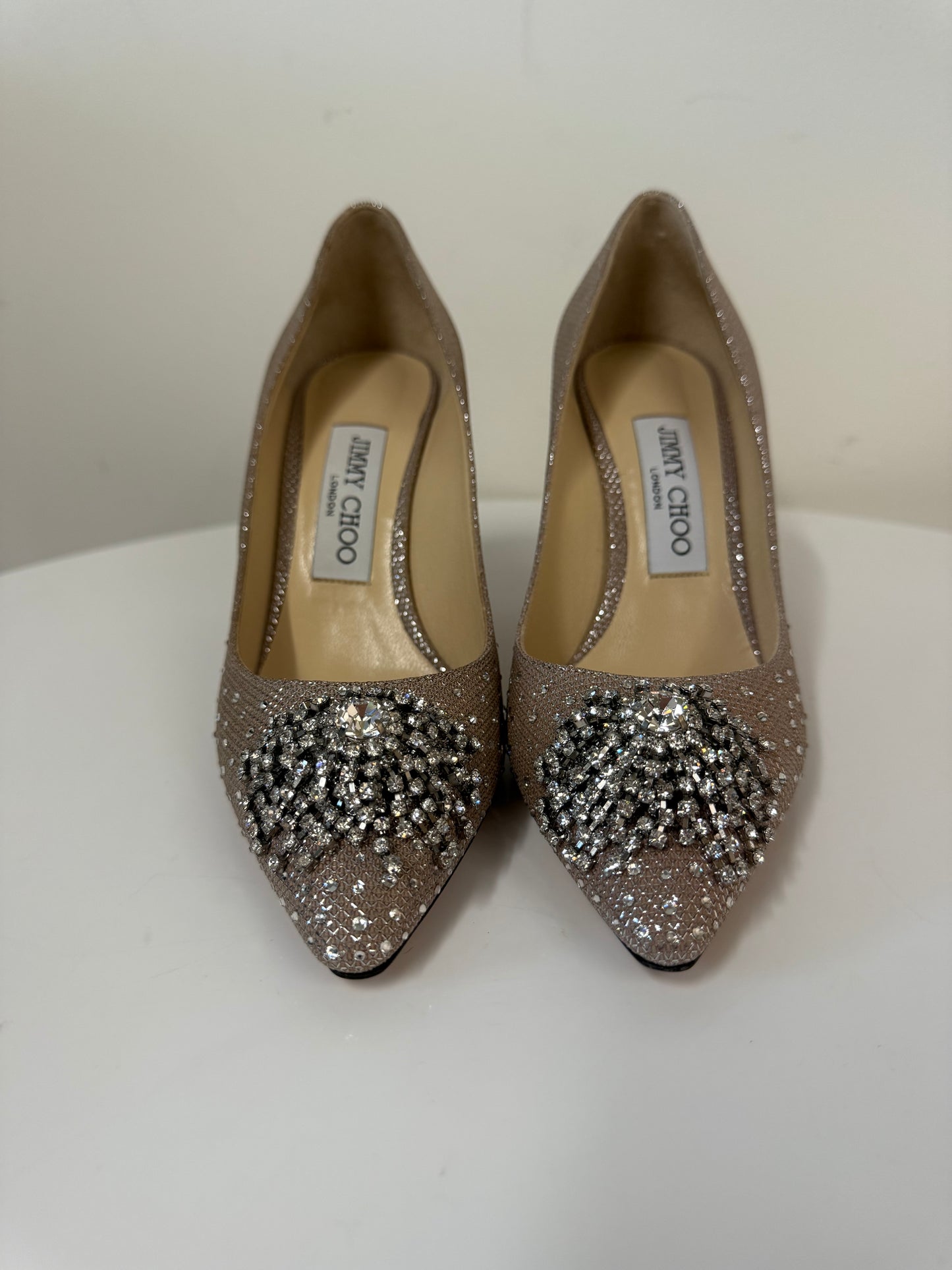 Jimmy Choo Joan glitter pumps (pre-owned)