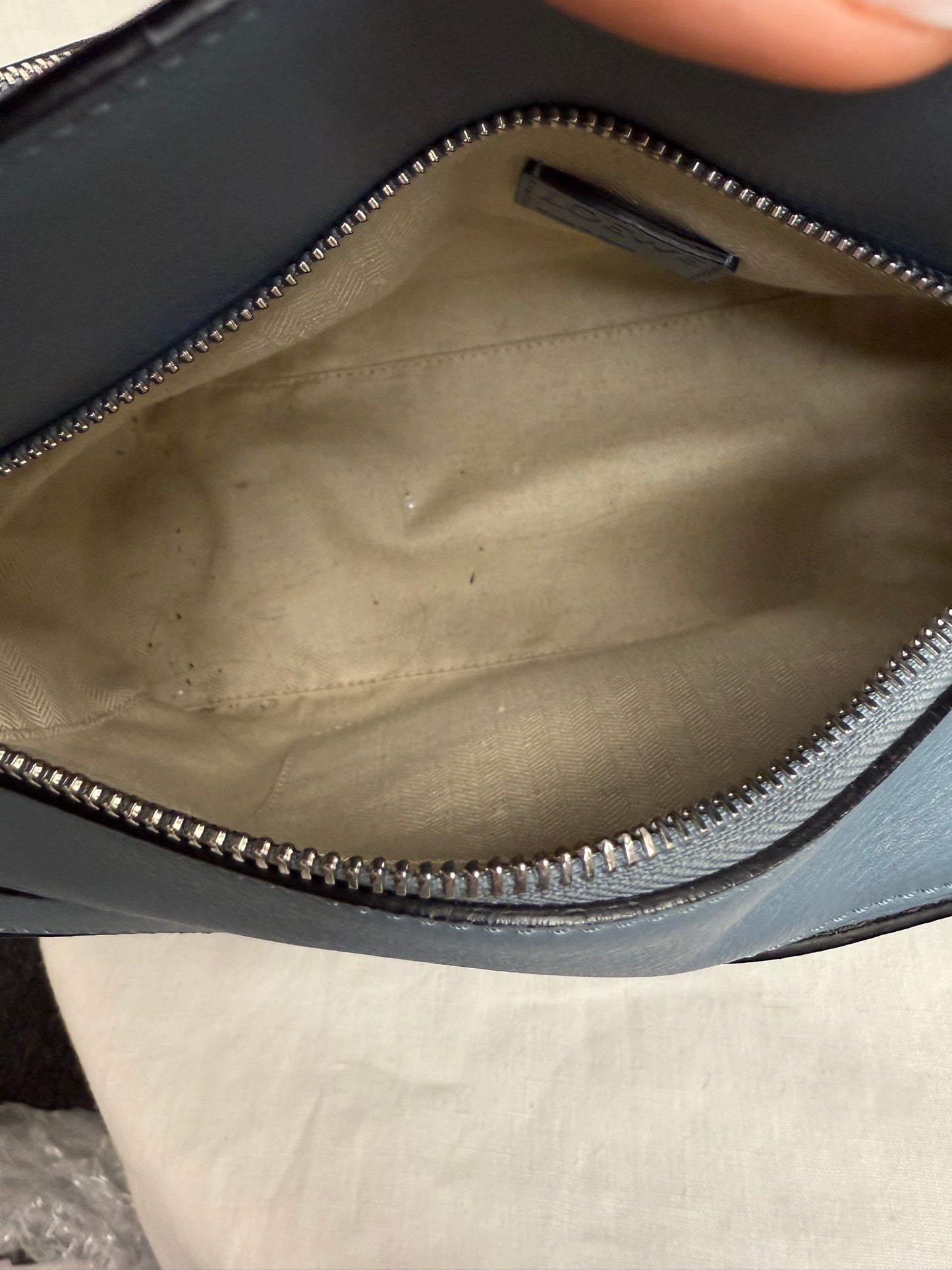 Loewe small puzzle bag in grained calfskin (pre-owned)