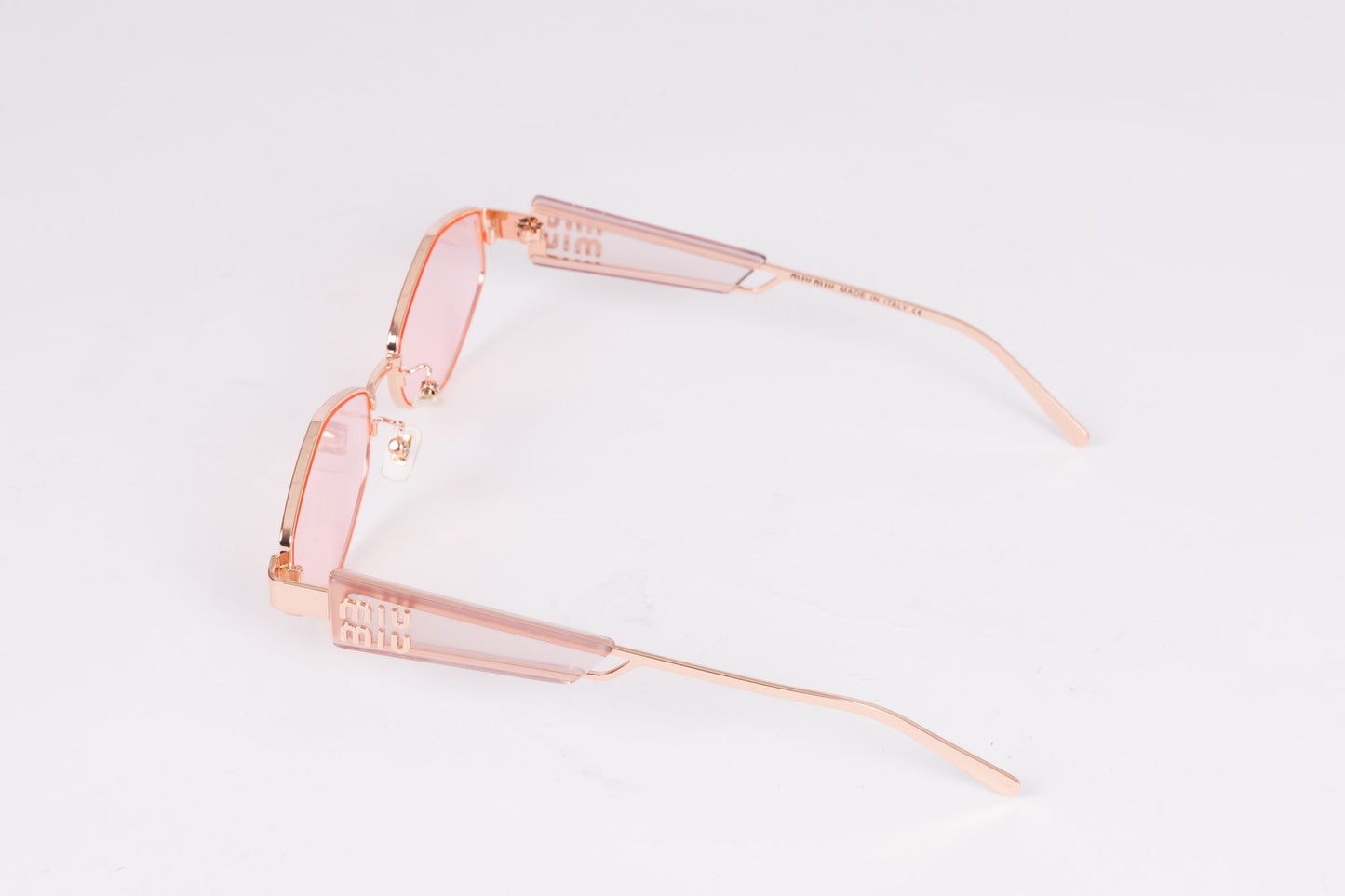 Miu Miu rose tinted sunglasses (pre-owned)