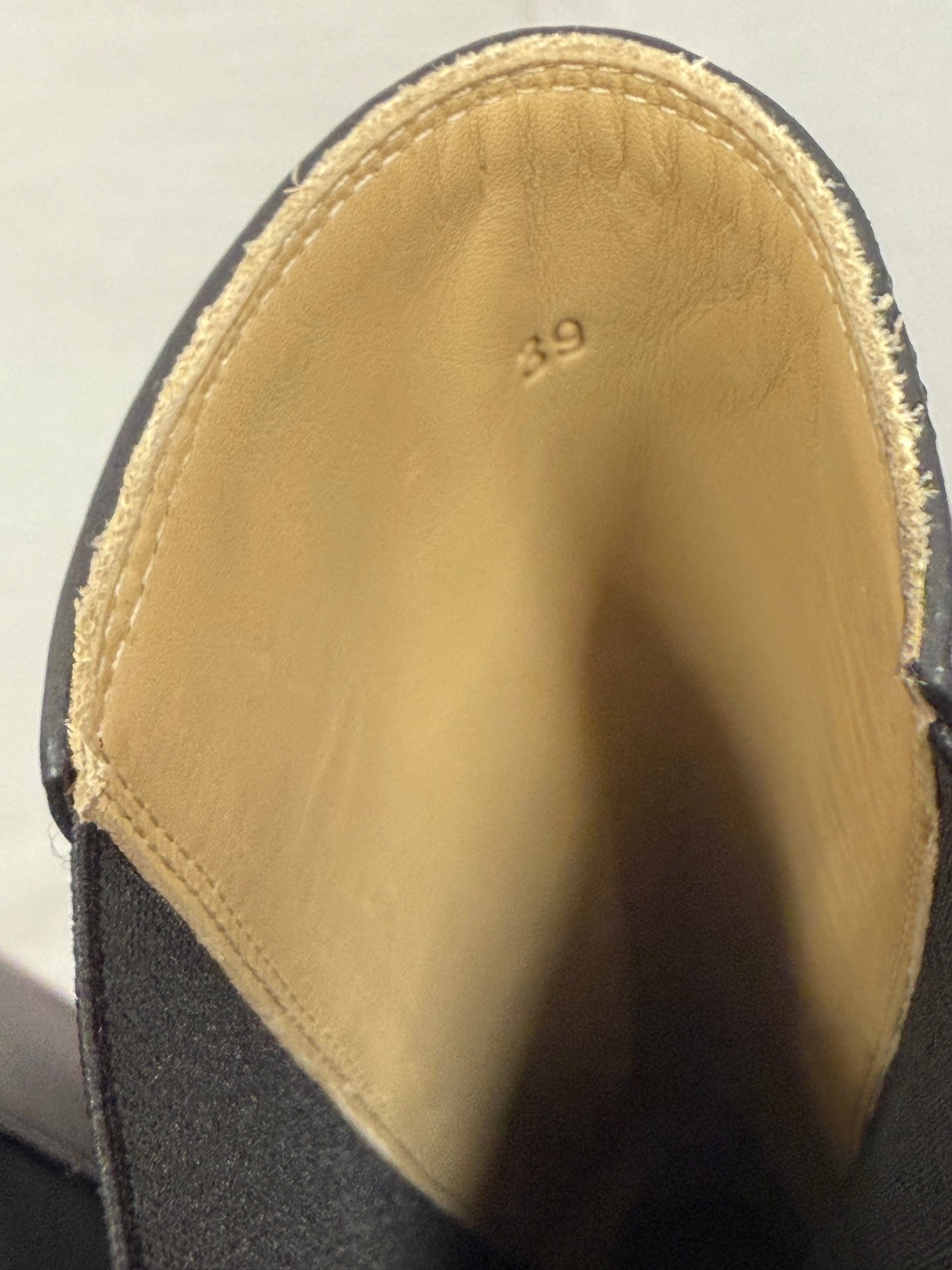 Bottega Veneta flash knee black boots with pink sole (pre-owned)