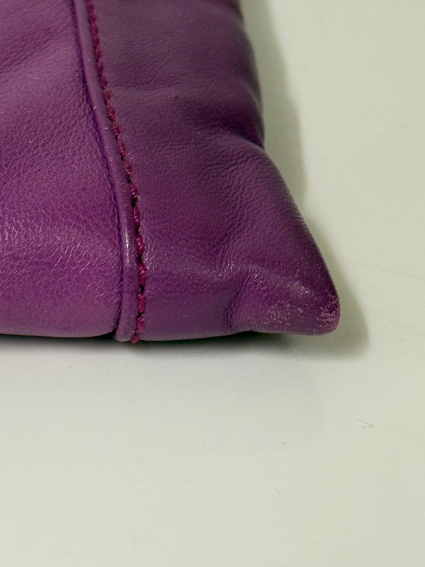 Prada purple clutch (pre-owned)